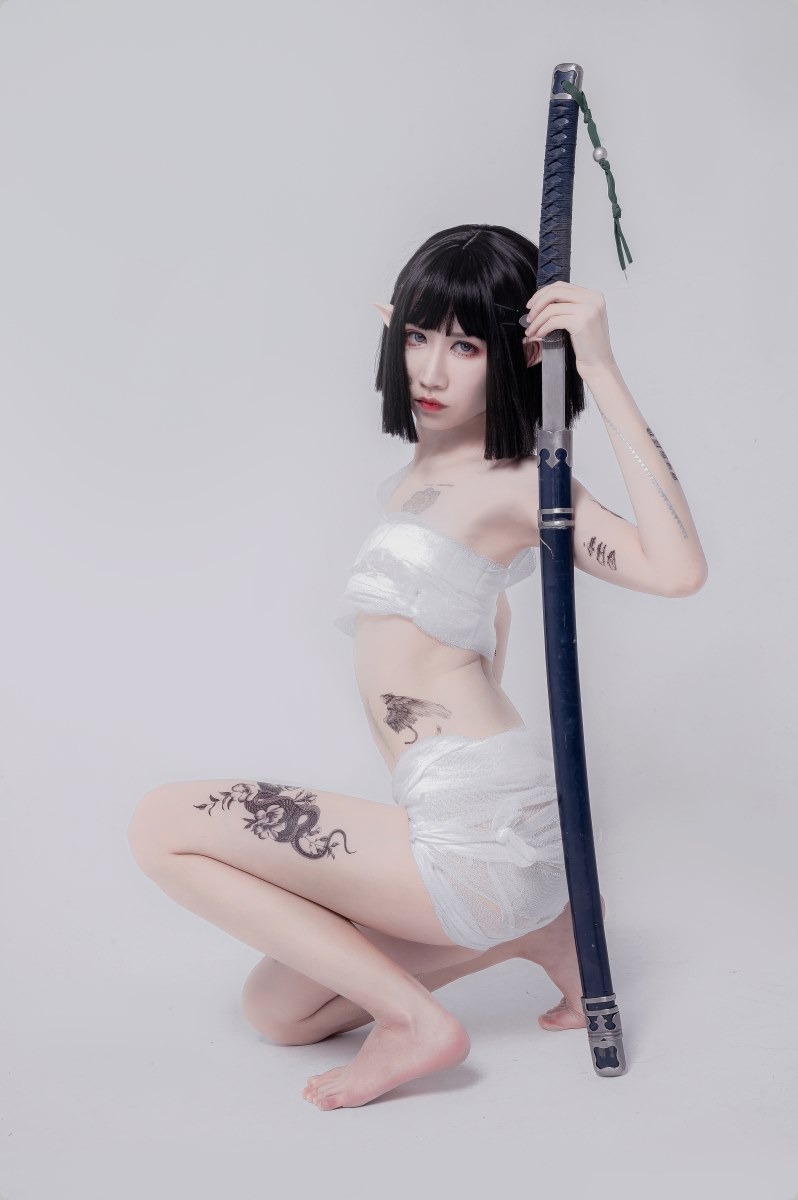 [Cos]阮邑Fairy - 绑带和武士[41P](26)
