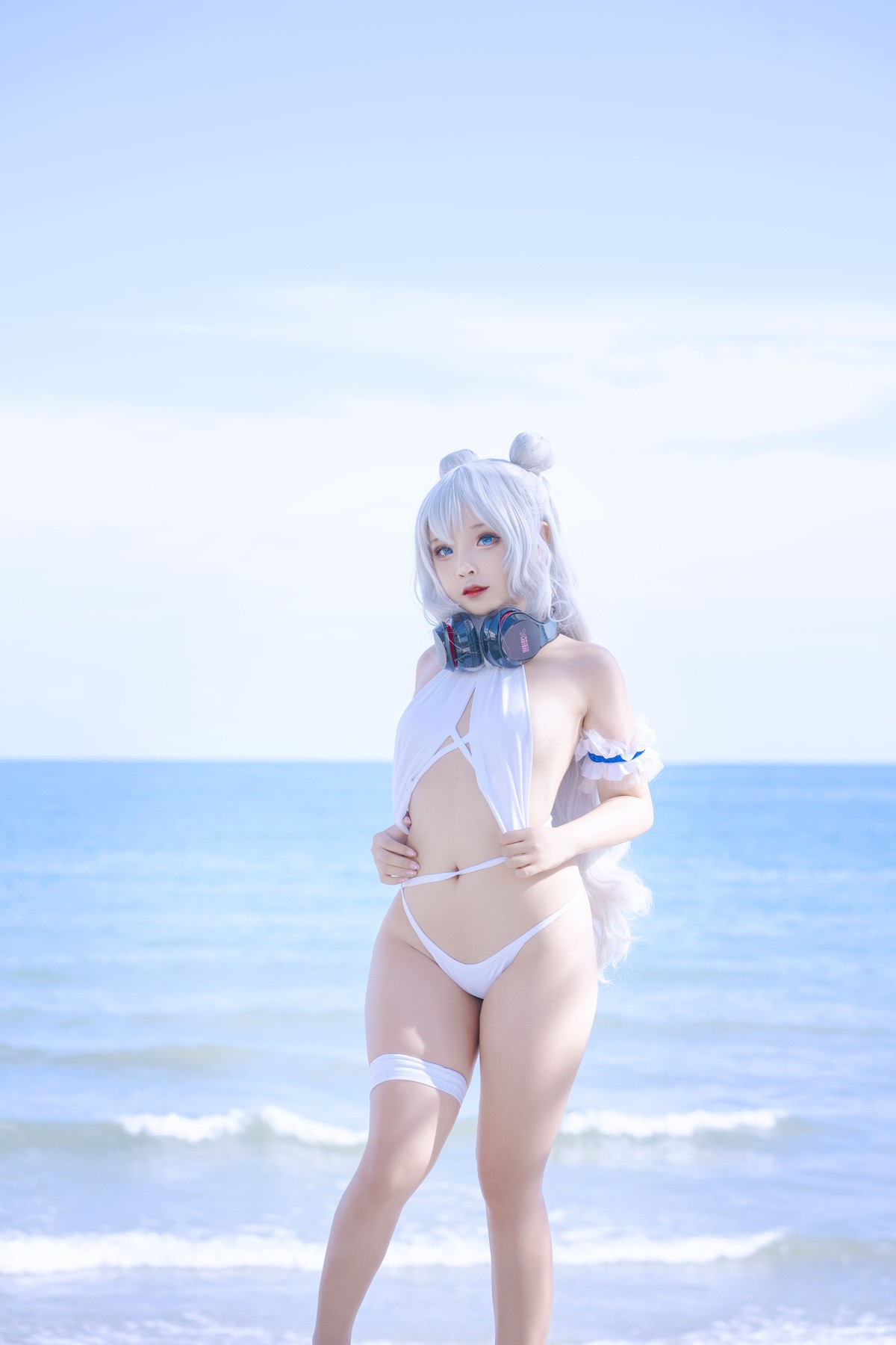 Sayo Momo Cosplay 恶毒 ル・マラン Le Malin bikini(16)
