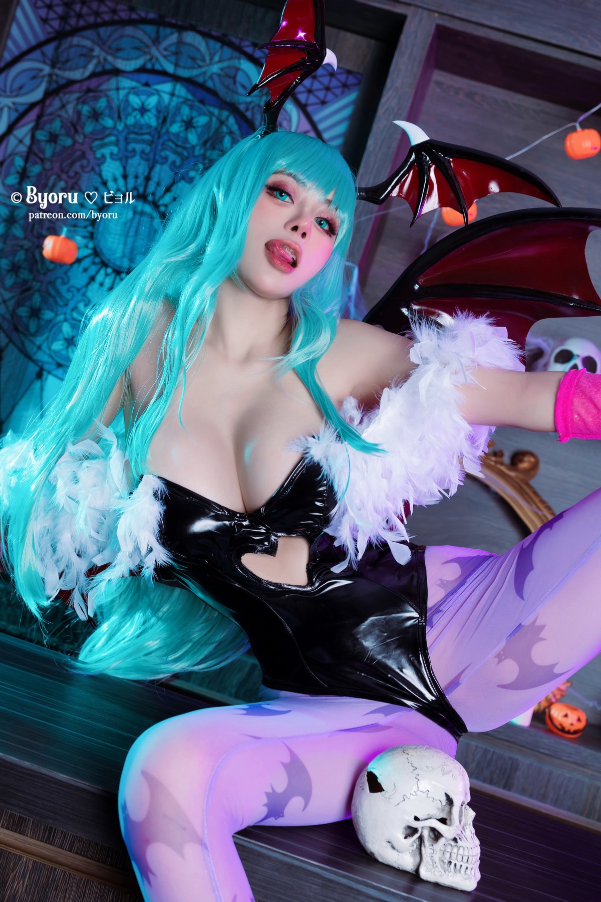 Cosplay 萝莉Byoru Morrigan(9)