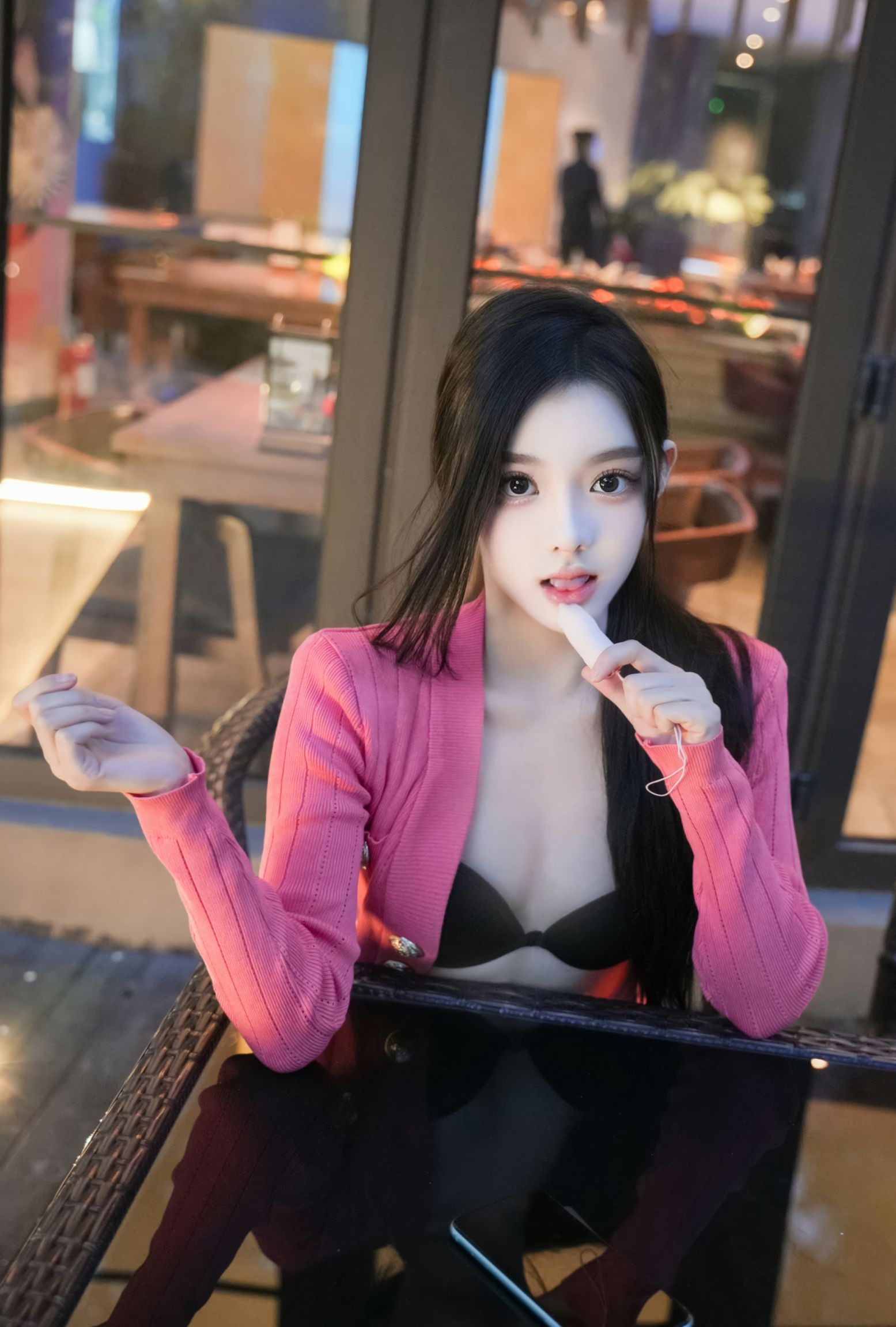 龙雪儿 – 红衣牛仔裤(2)