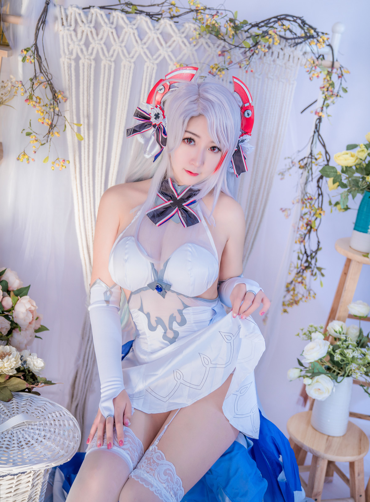 Cosplay 猫九酱Sakura 碧蓝誓约 Set.01(1)