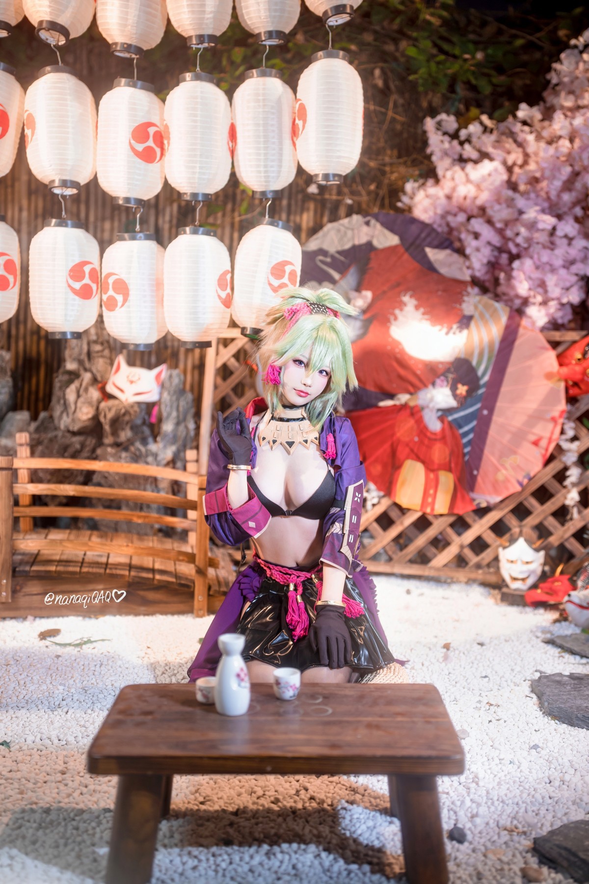 Cosplay 七七娜娜子 久岐忍同人(8)