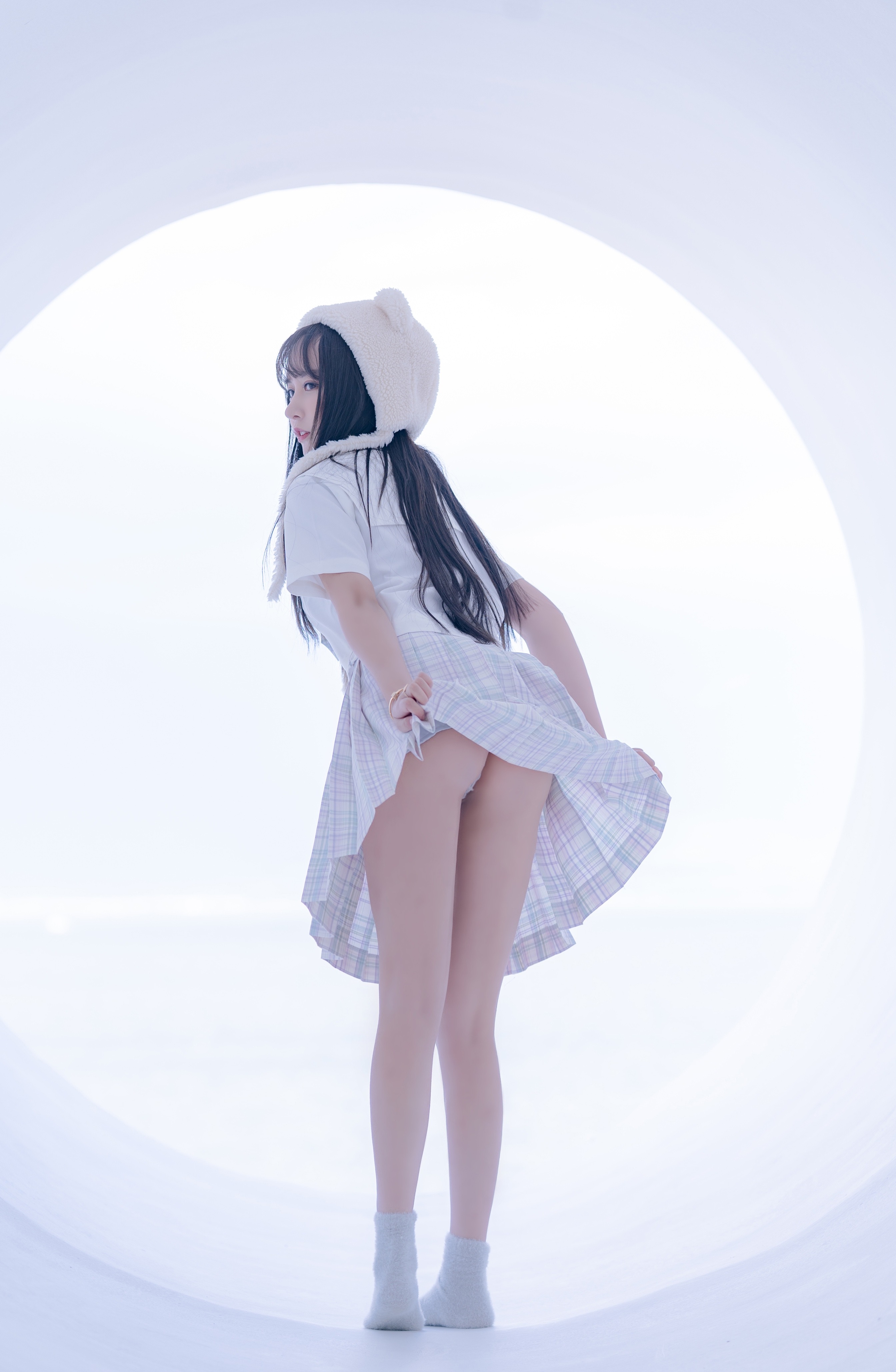 过期米线线喵 - 天台JK 58P(50)