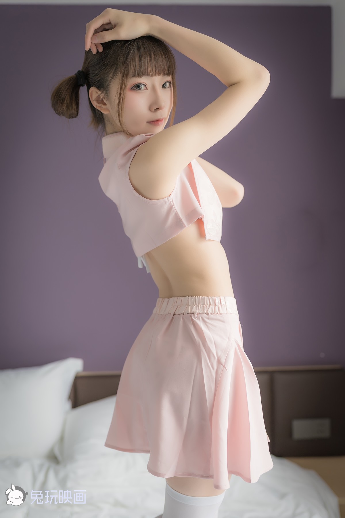 Cosplay 兔玩映画 粉色团子(39)
