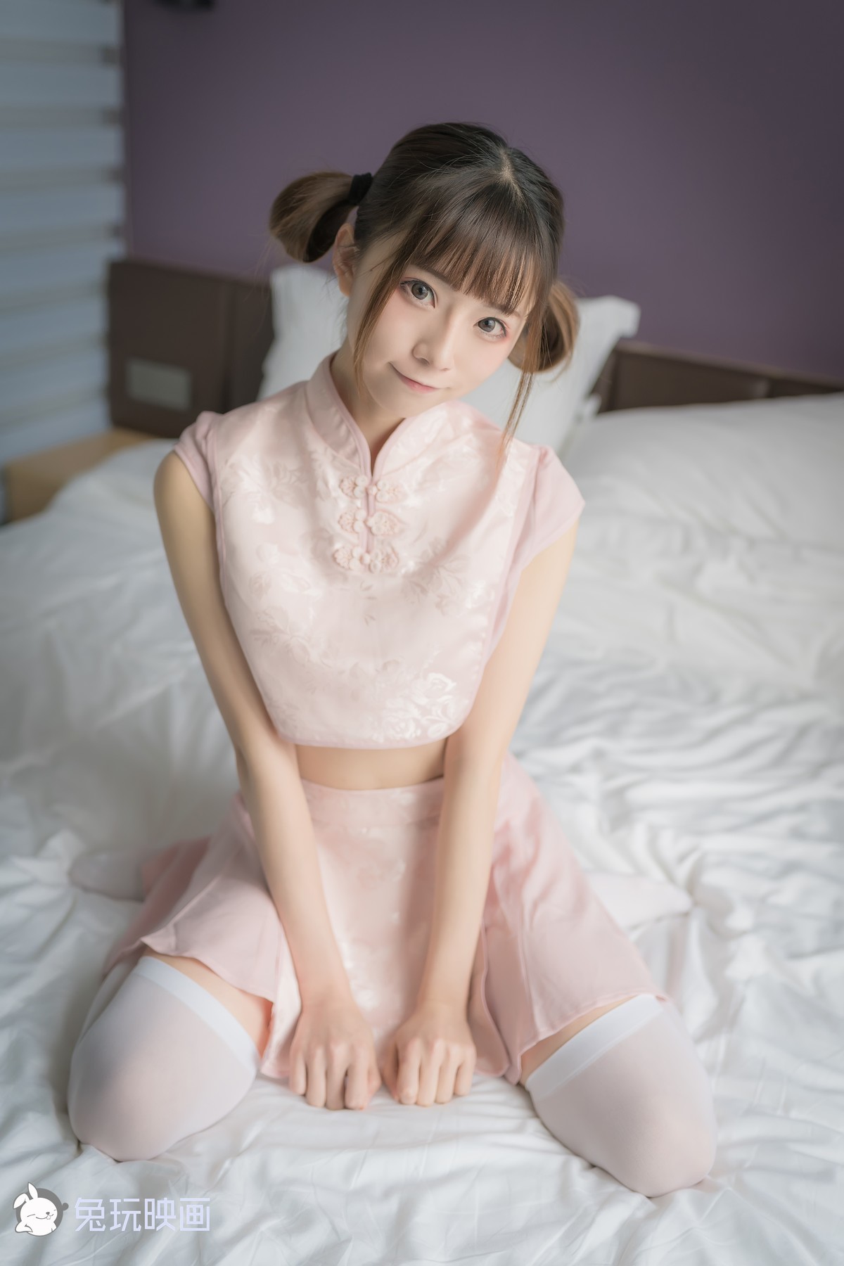Cosplay 兔玩映画 粉色团子(34)