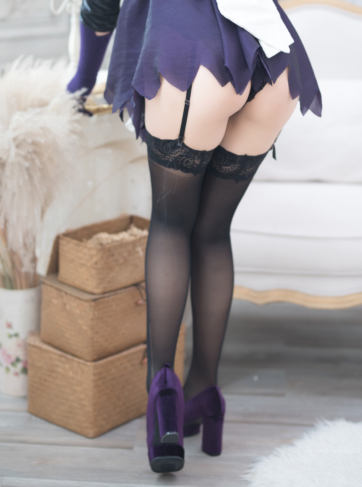 Cosplay 白烨 黑枪呆女仆(40)