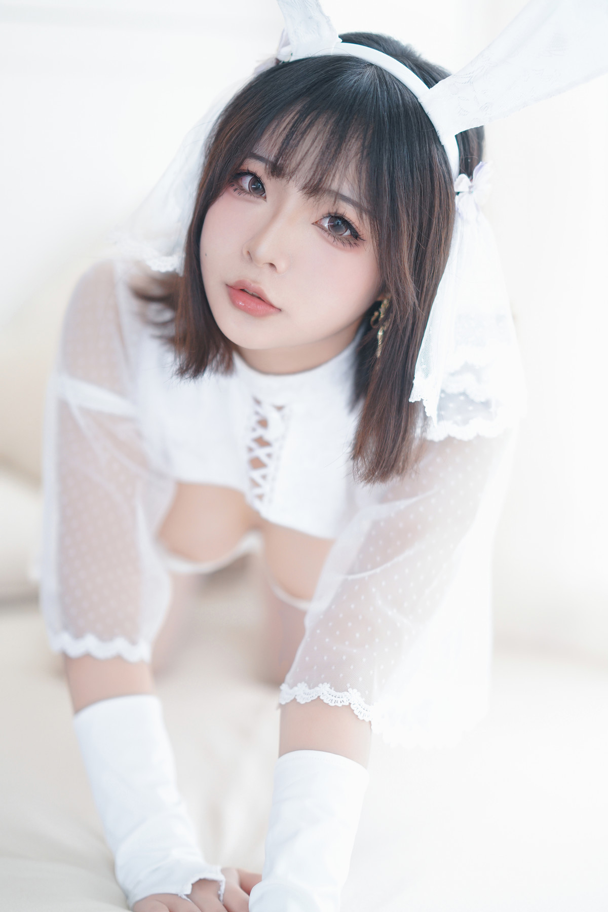 Cosplay Yuuhui玉汇 雪兔 Set.01(48)