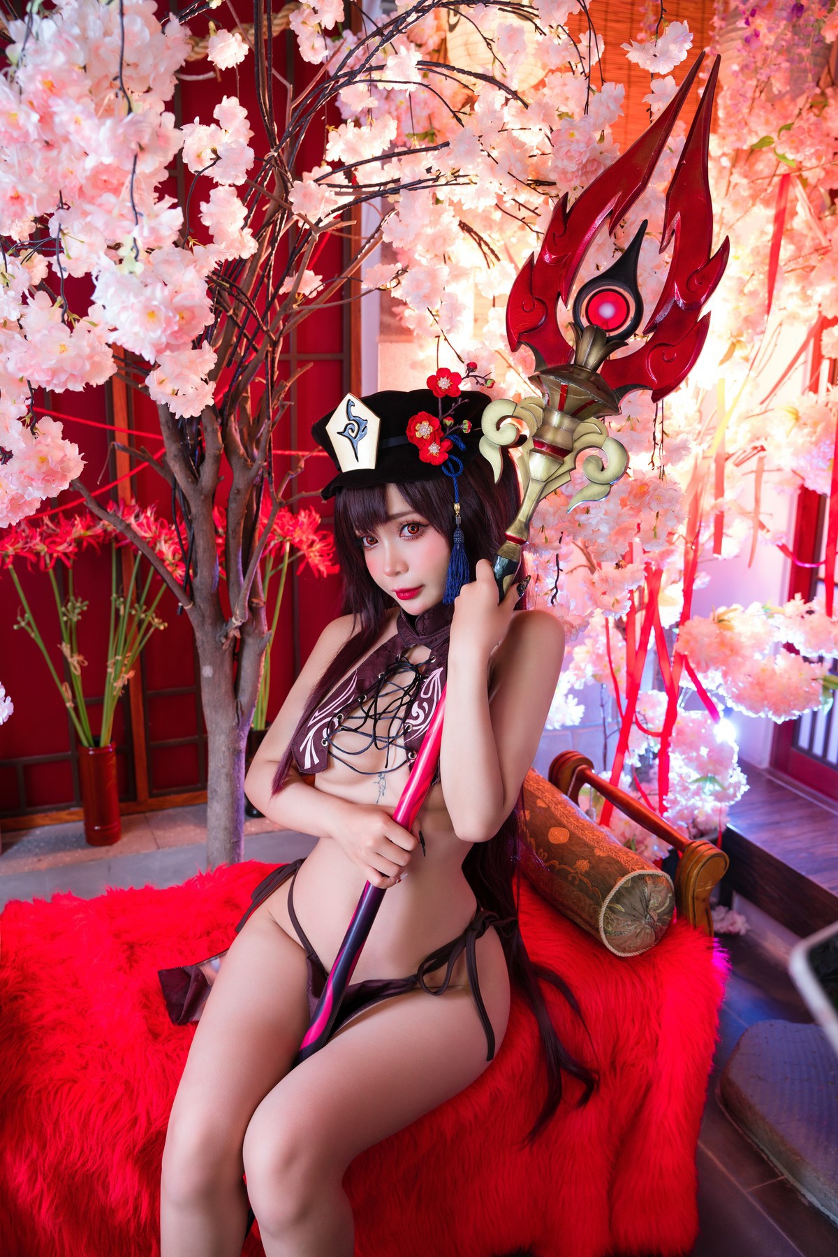 Cosplay Umeko.J Genshin HuTao 胡桃 Set.02(9)