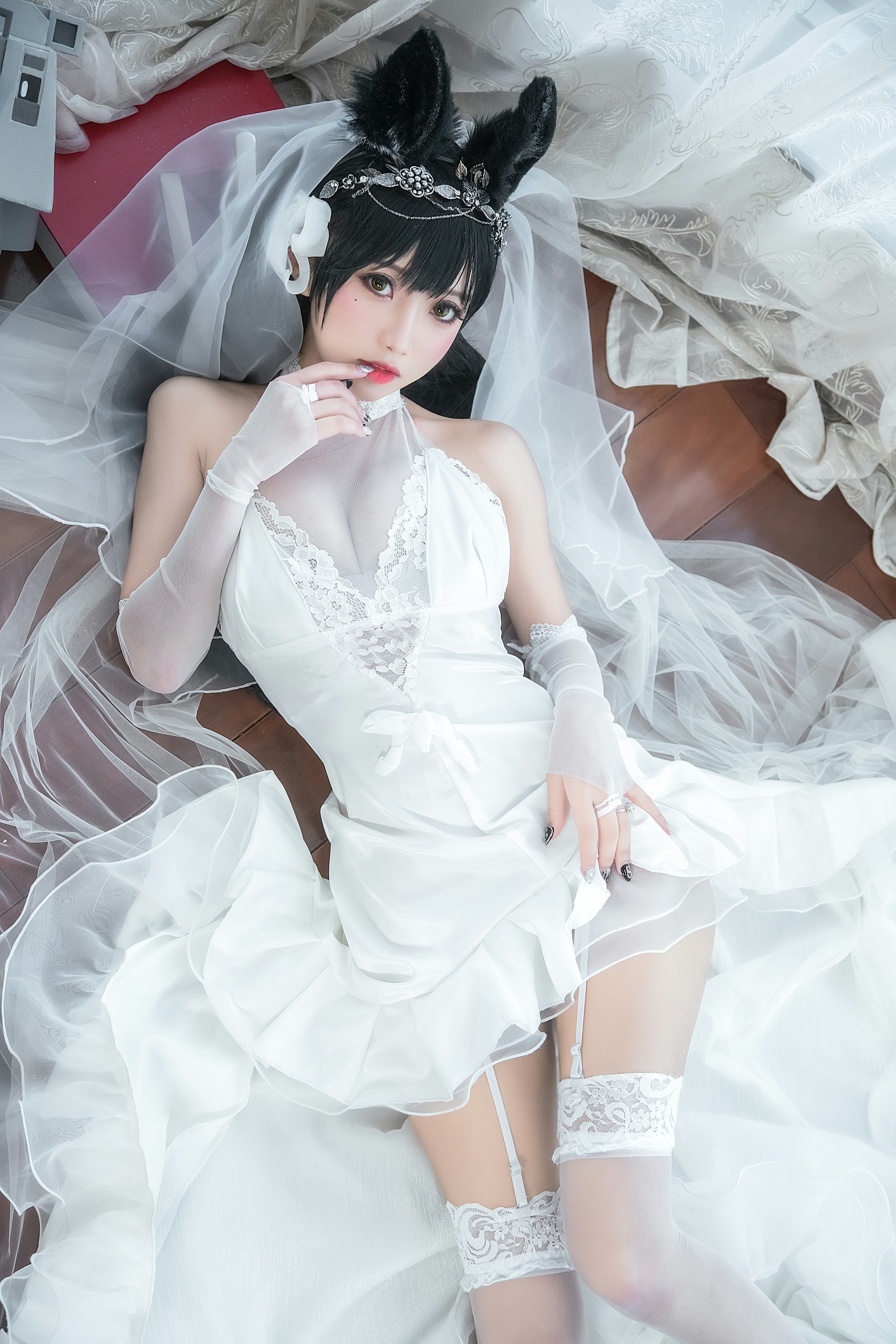 鬼畜瑶在不在w - 爱宕打歌服 .爱宕旗袍.爱宕白色兔女郎. 爱宕花嫁(74)