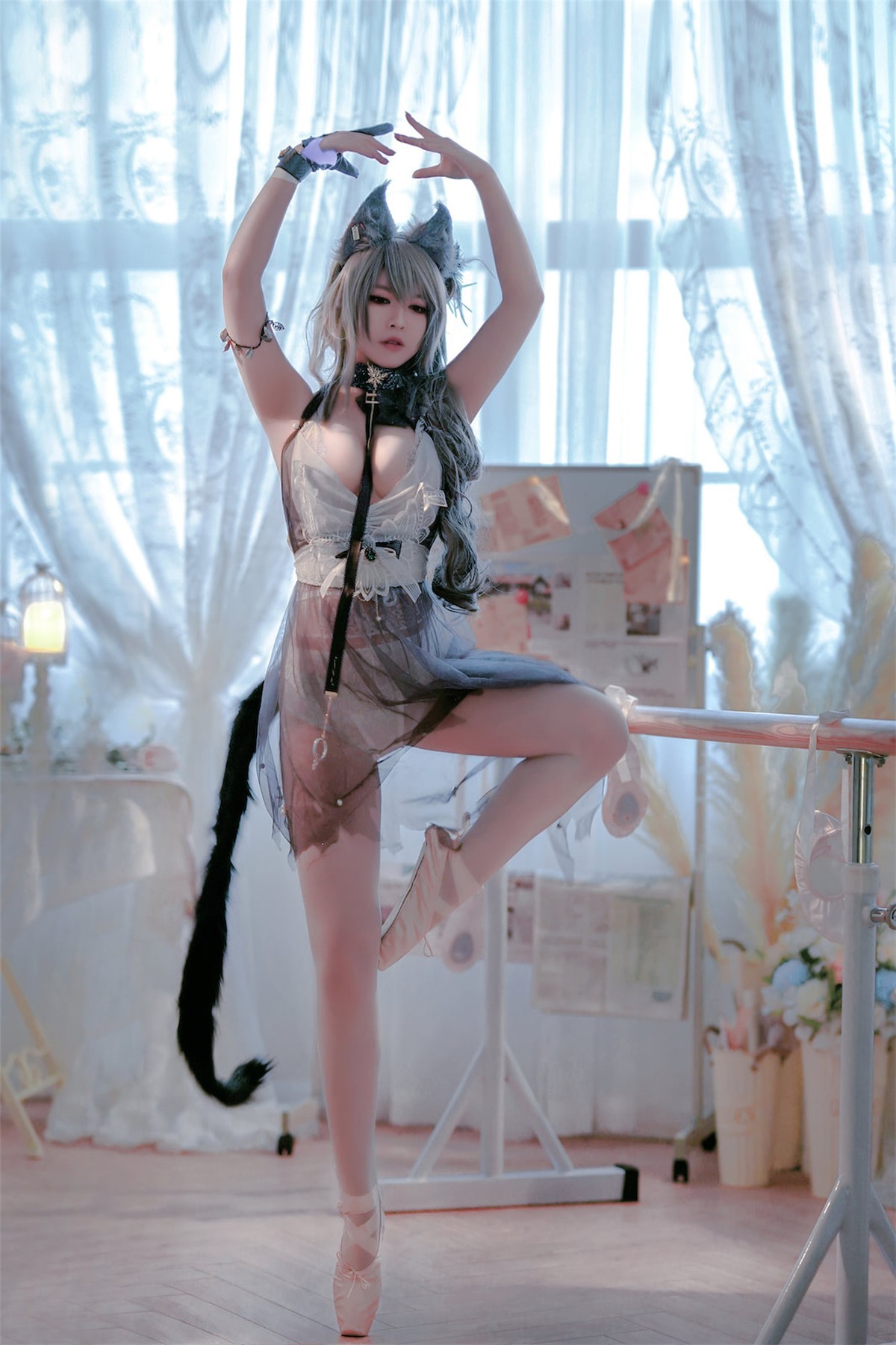 Cosplay 面饼仙儿 半半子 黑x森蚺(27)