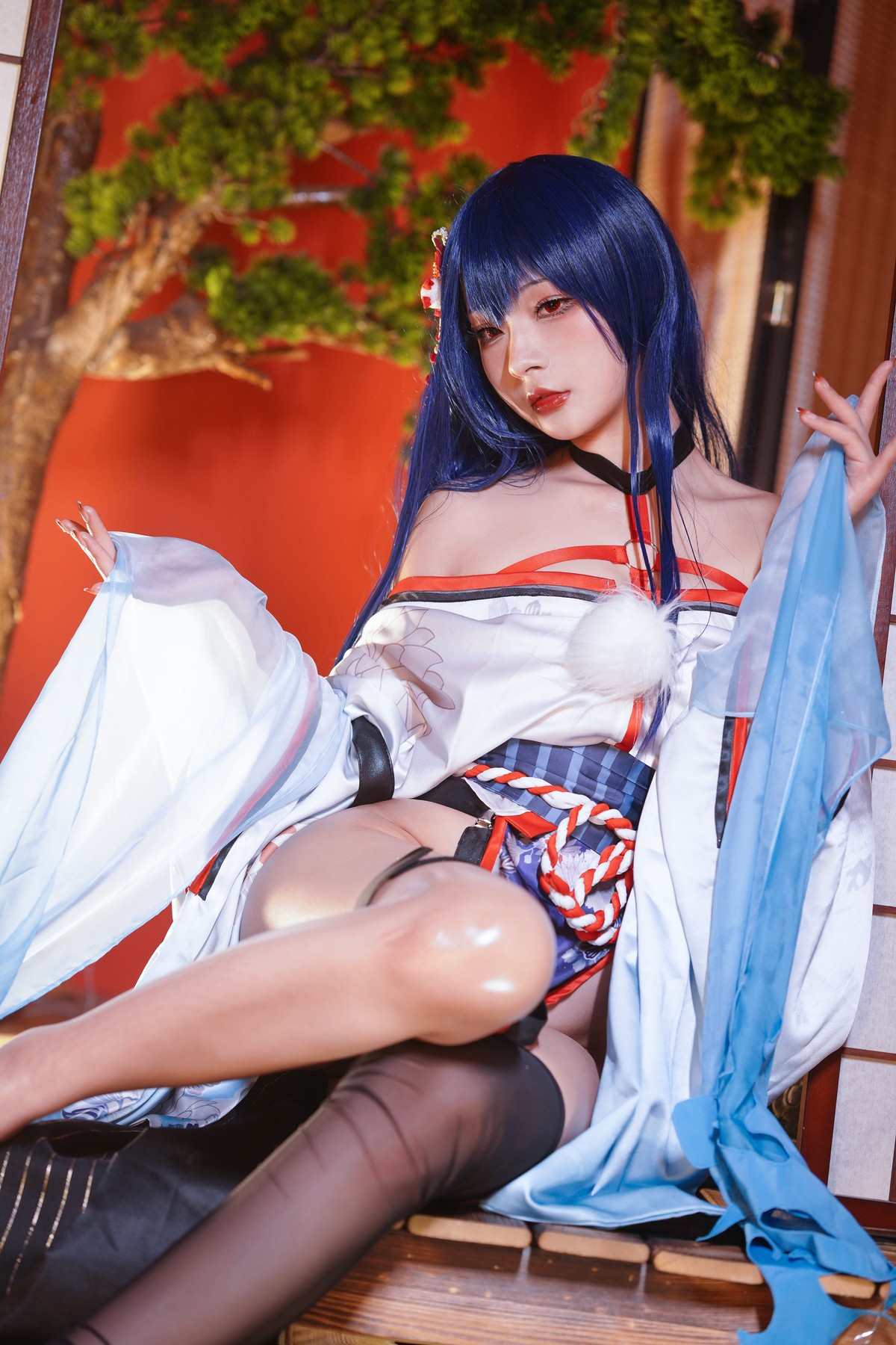 Cosplay Yuuhui玉汇 EroPhone Re 真子-和服抹油 Set.02