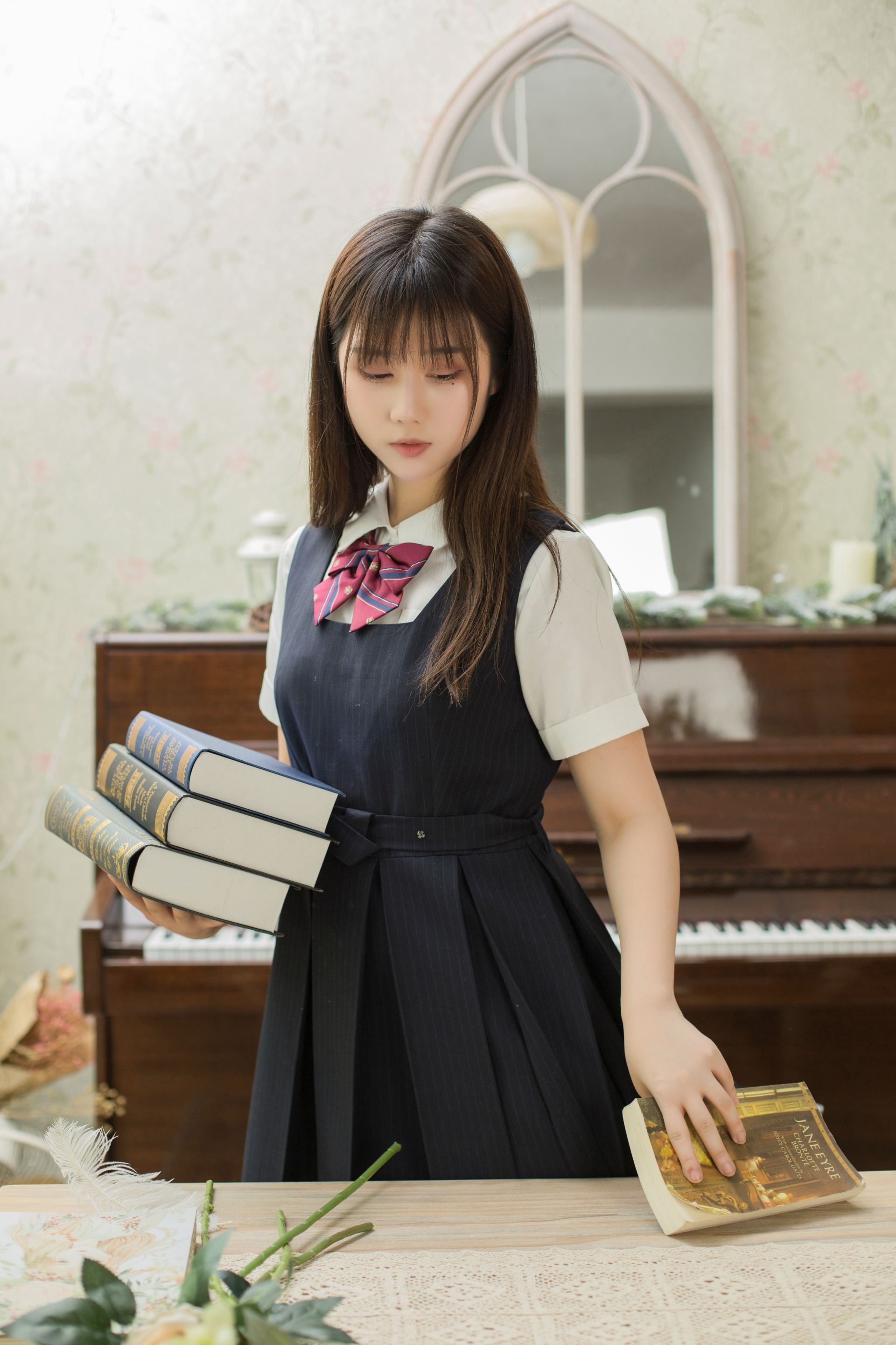 镜酱-不知梦 制服 [38P](5)