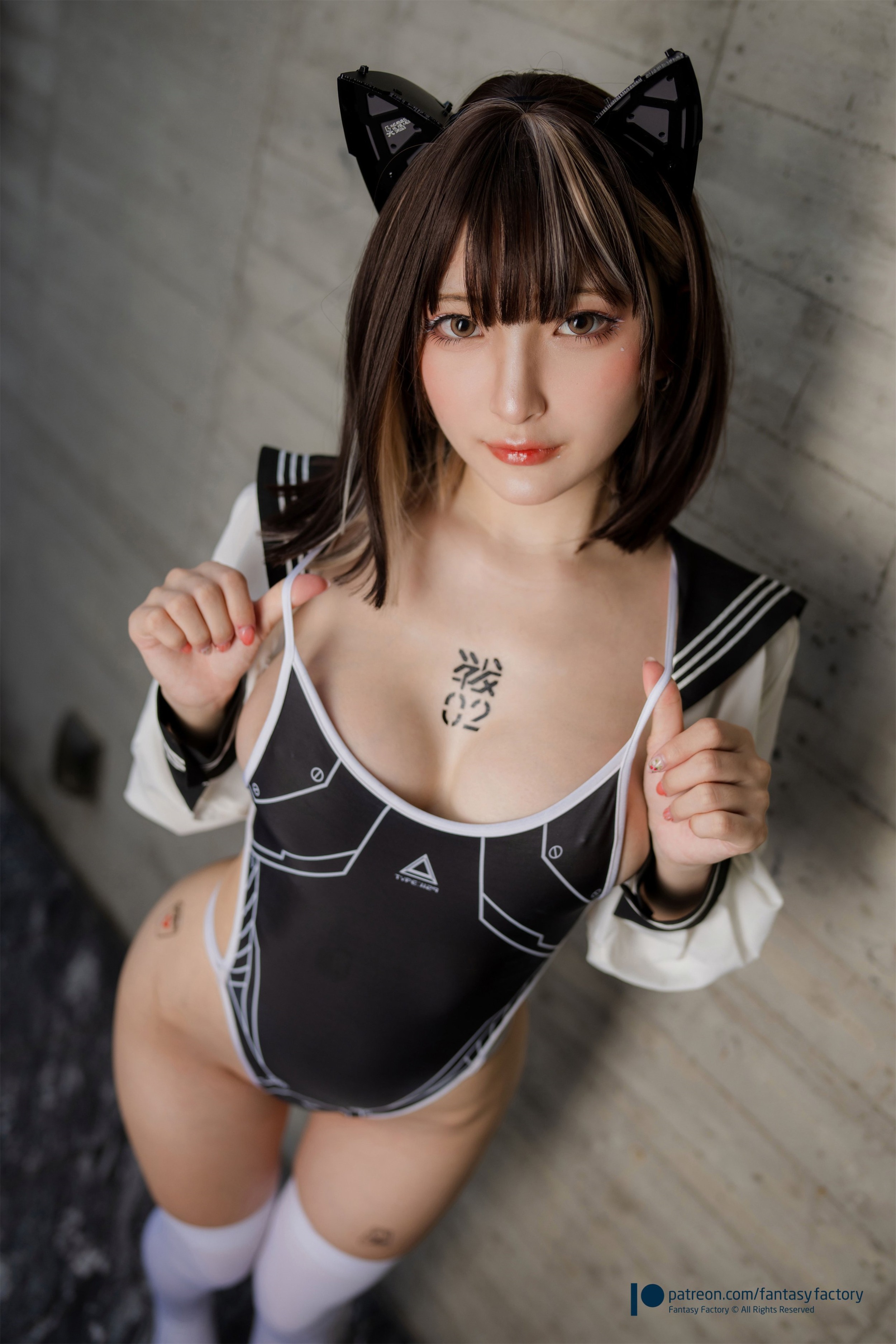 小丁[Fantasy Factory] Sailor Suit Athletic Swimsuit(26)