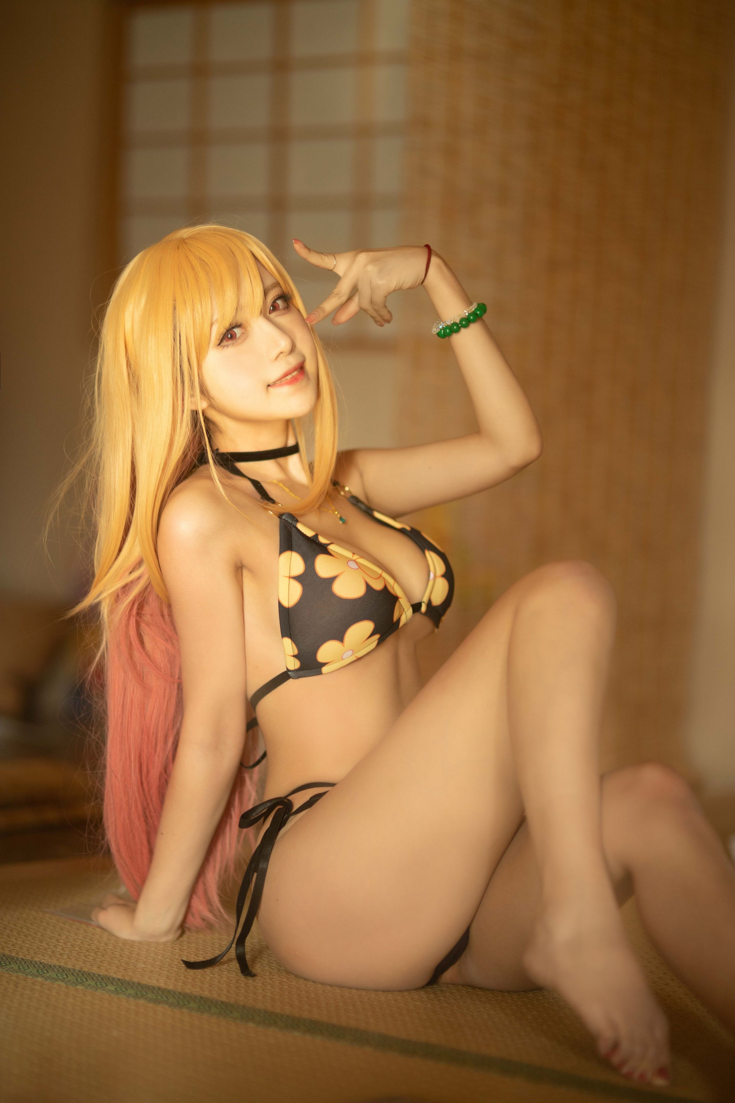 小鹿鹿 喜多川海梦泳装(18)