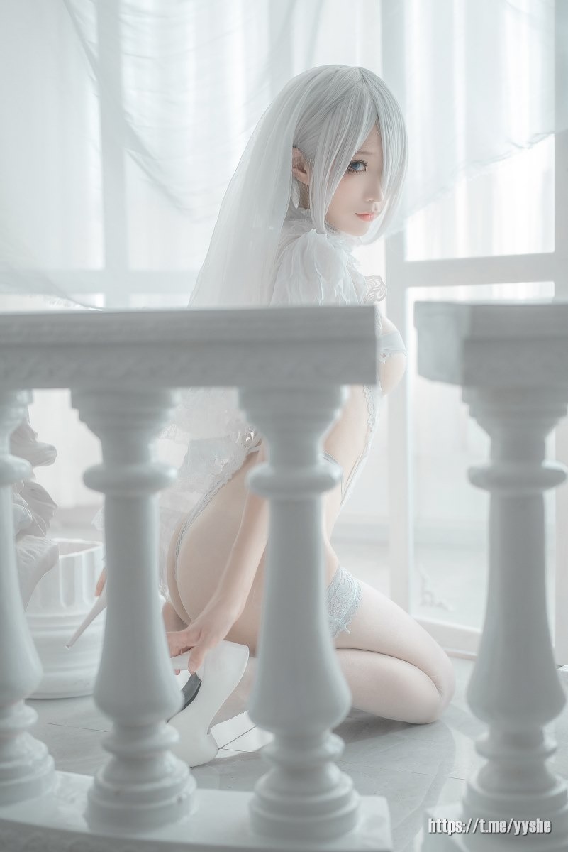 蠢沫沫 - 2B 白婚纱 [59P](55)