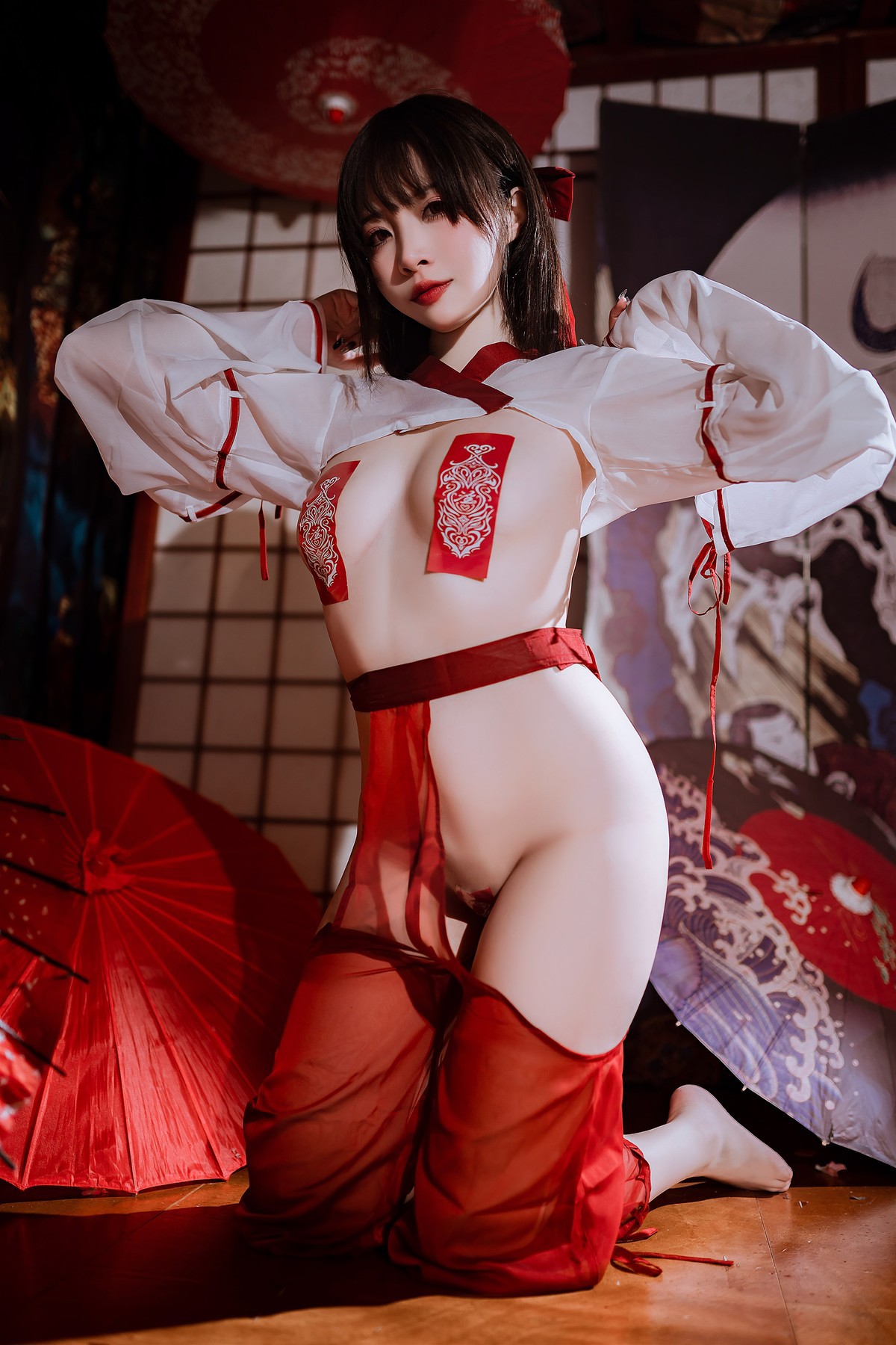 Cosplay 二佐Nisa 私房巫女(31)