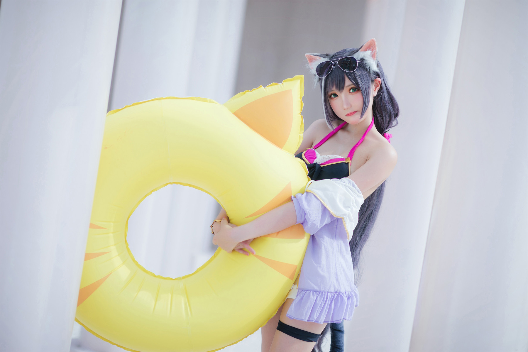 Cosplay 瓜希酱 公主连结 凯露夏日 Kyaru(1)