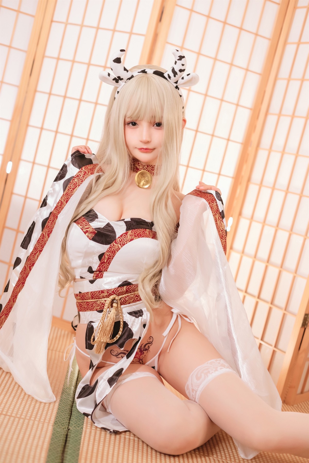 桜井宁宁 Cosplay 牛牛子和服(26)