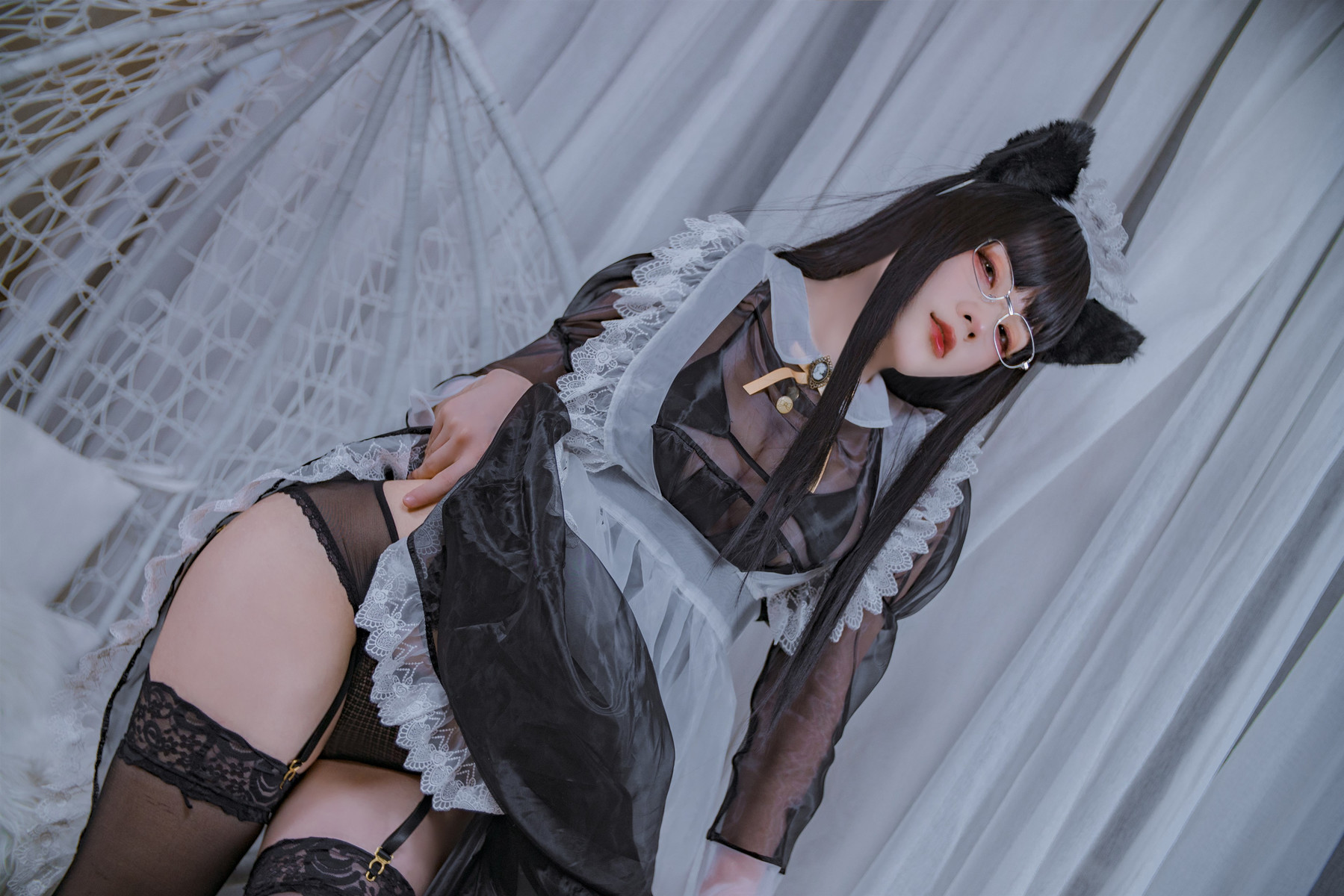 Cosplay 起司块wii写真 会长是女仆大人(43)