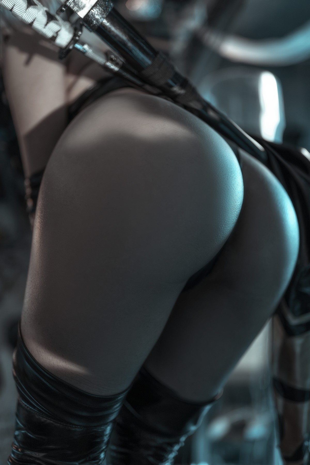 Cosplay 一笑芳香沁 忍者2B Nier(21)