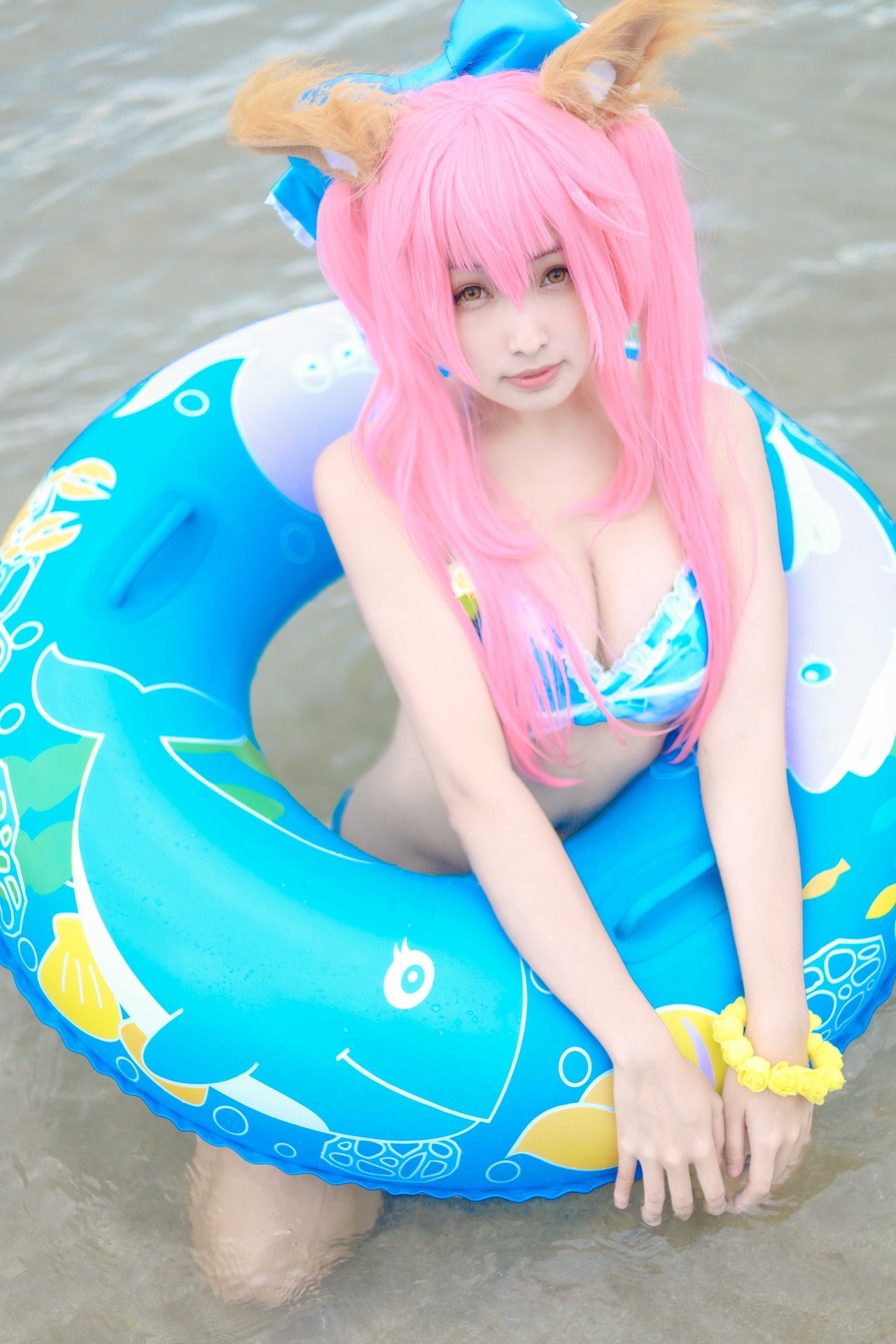 [毛毛喵 momocat] Tamamo no Mae Ver.Swimsuit(29)