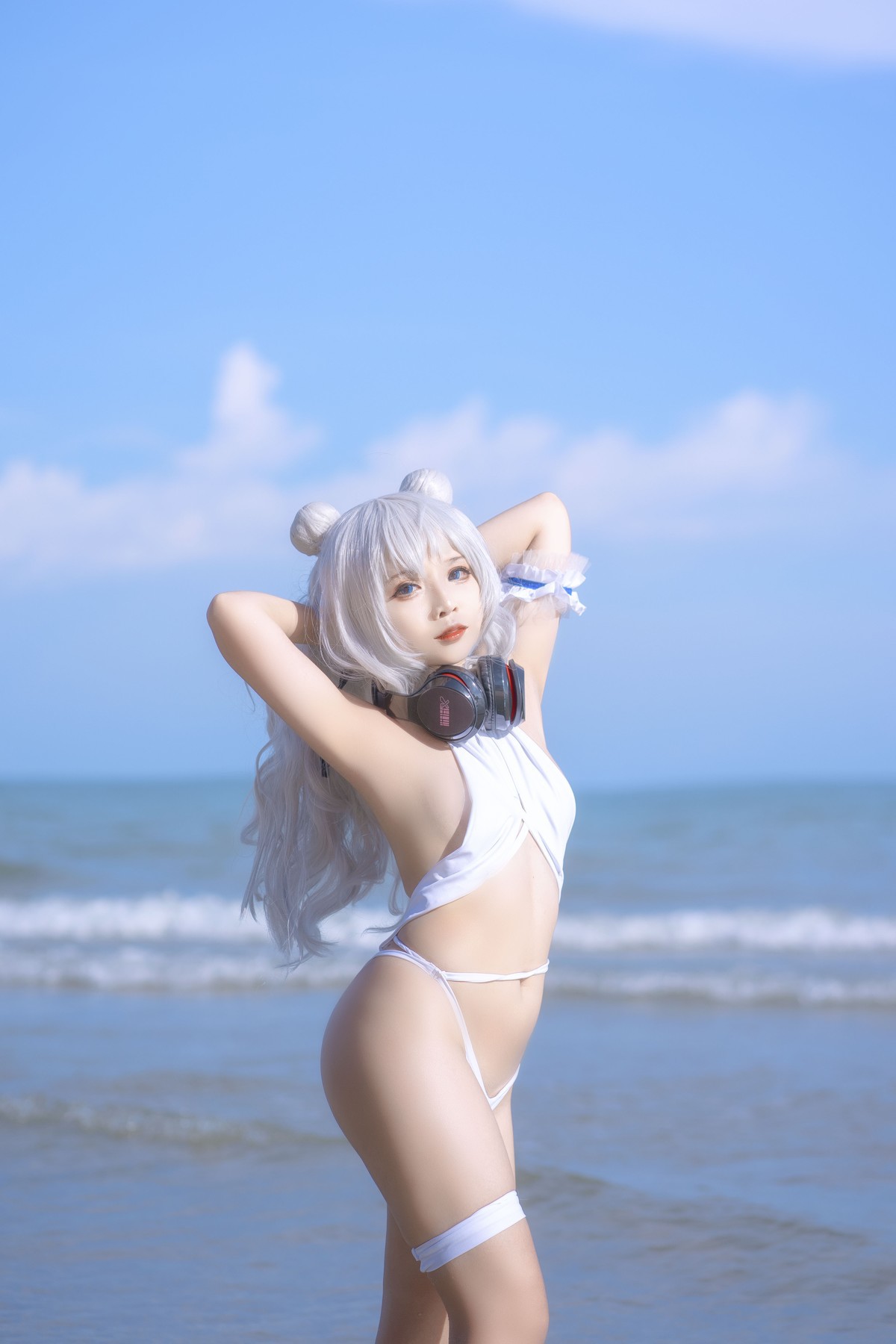 Sayo Momo Cosplay 恶毒 ル・マラン Le Malin bikini(15)