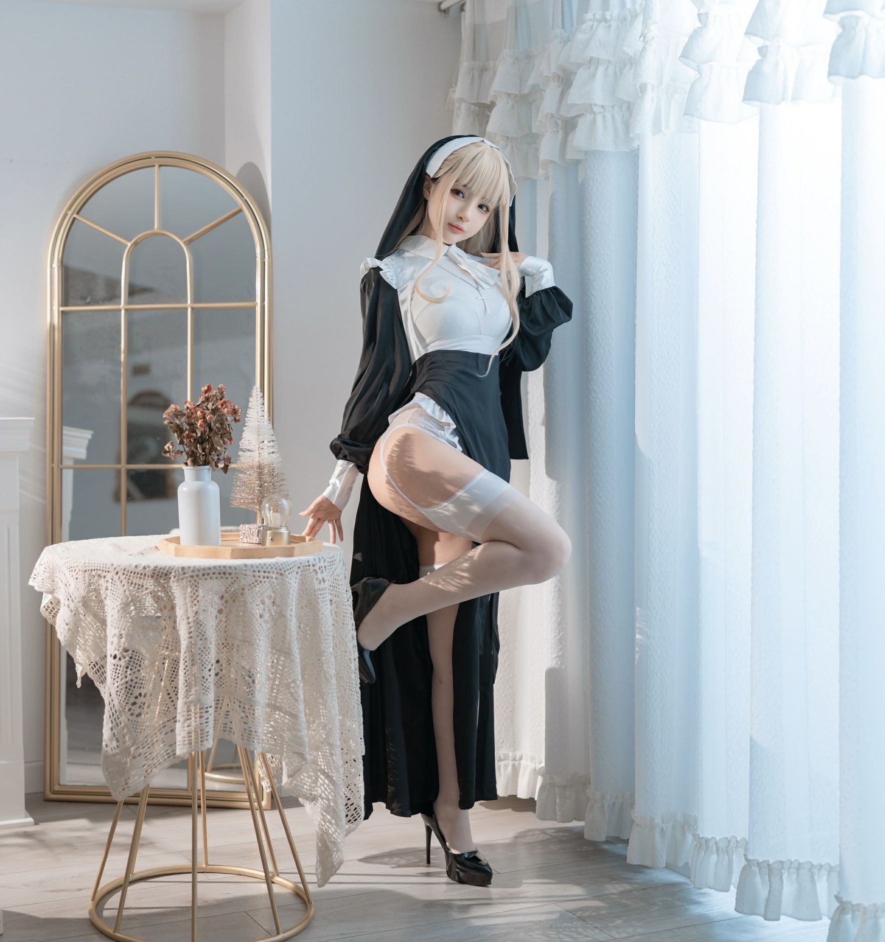 桜井宁宁 - 修女【41P】(41)