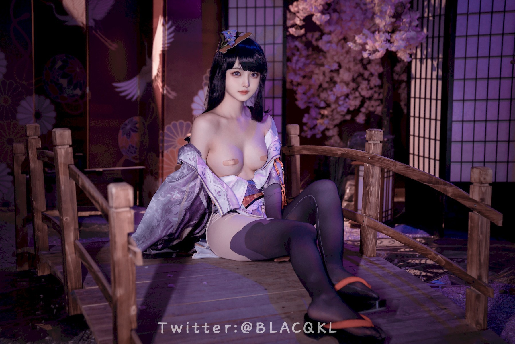 Cosplay 白莉愛吃巧克力 雷電將軍(38)