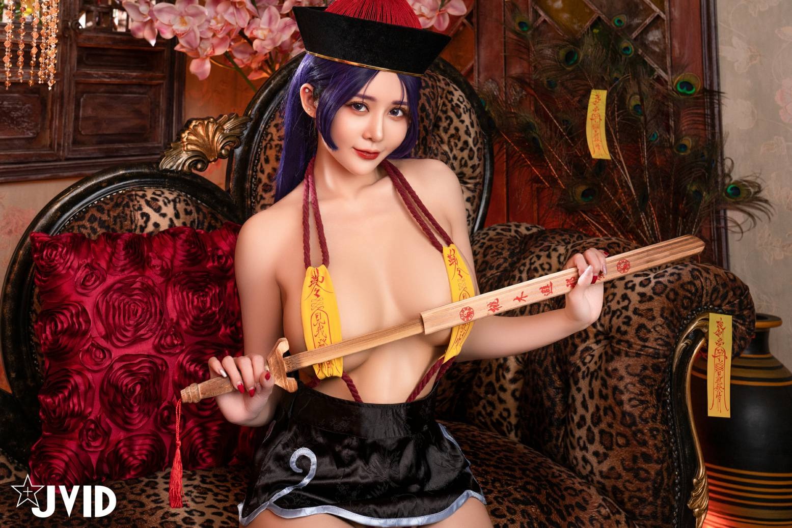JVID - 安希 殭屍奶光香希趕屍靈幻道士(32)
