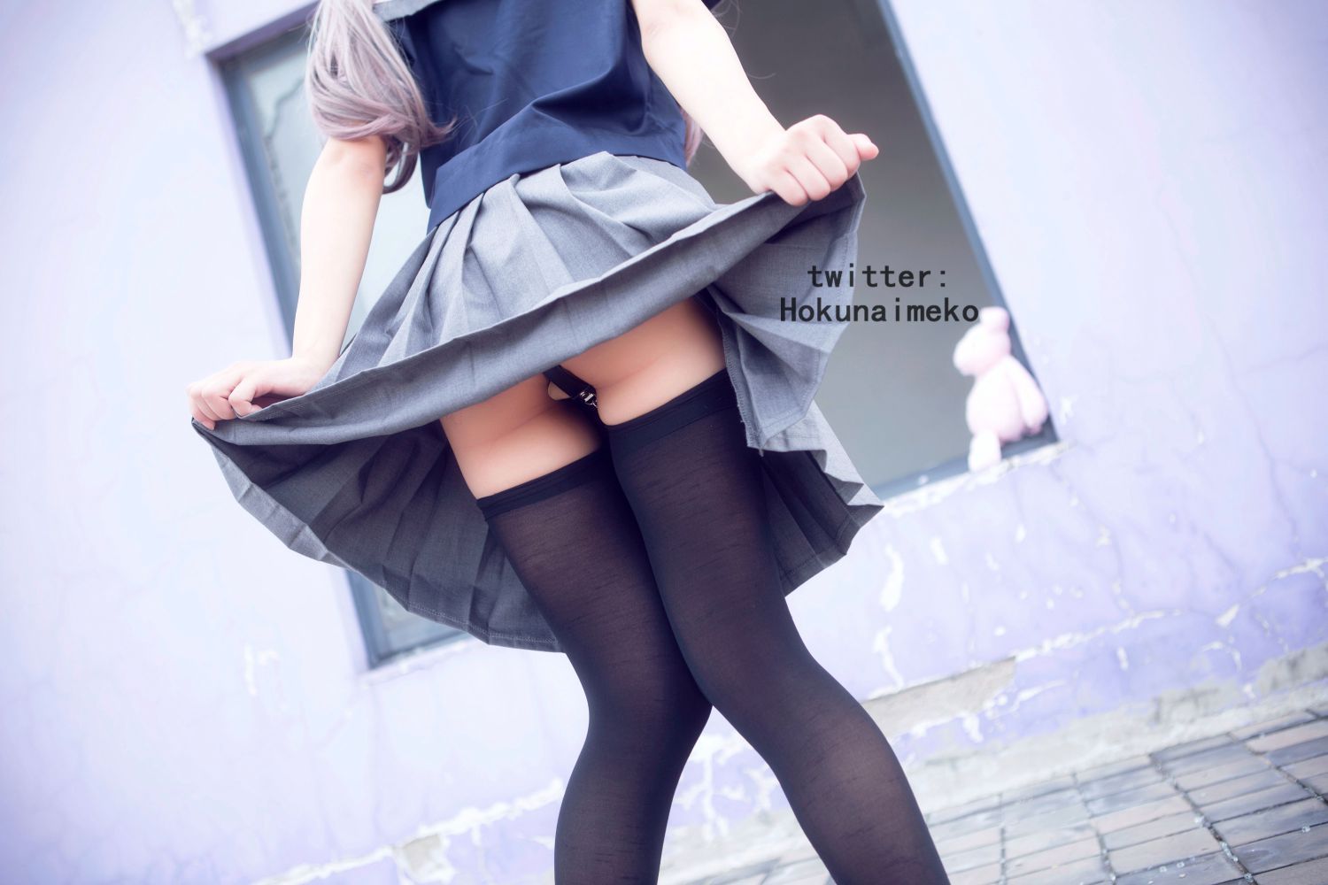 Hokunaimeko-NO10 裸露！死库水 JK[90P](1)