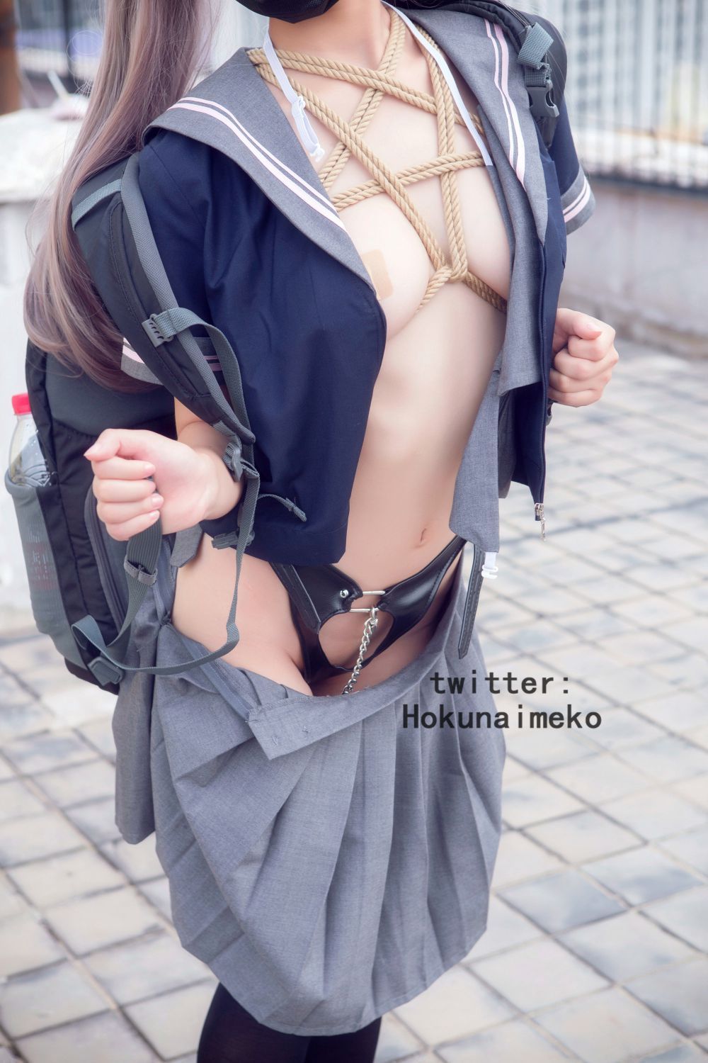 Hokunaimeko-NO10 裸露！死库水 JK[90P](24)