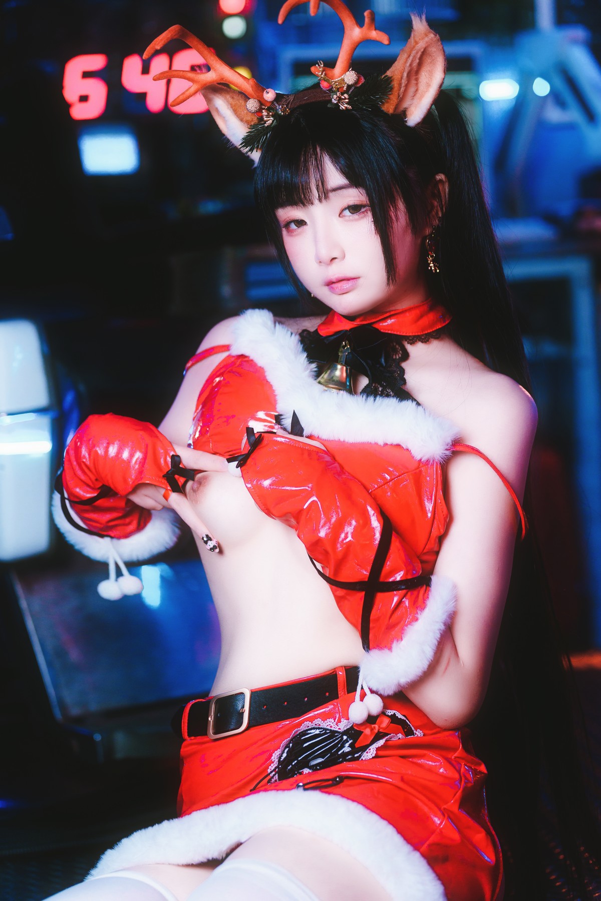 Cosplay 落落Raku Dear Deer ☆(42)