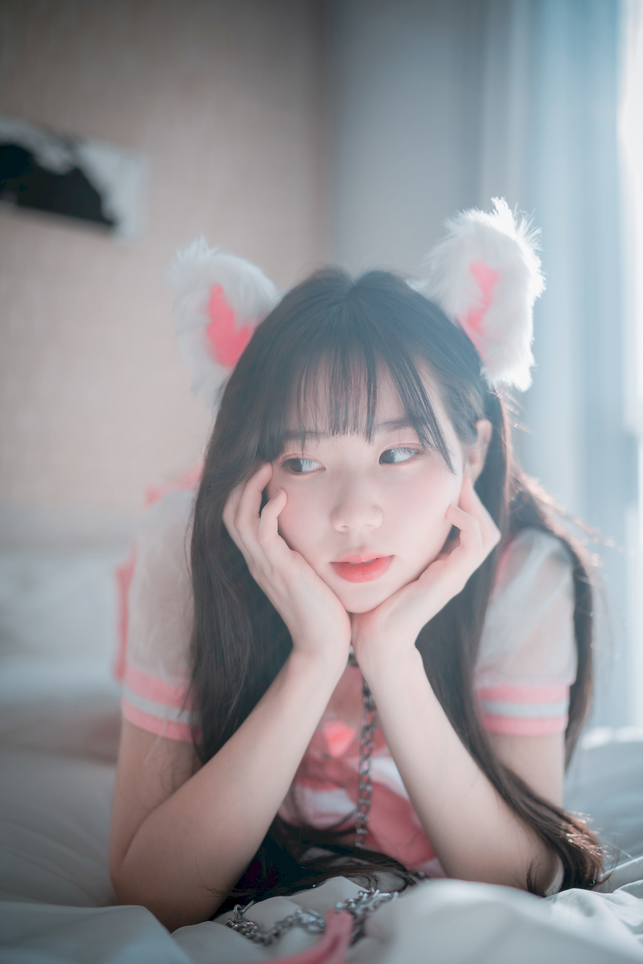 Myua 뮤아, [DJAWA] Catgirl in Pink Set.01(25)