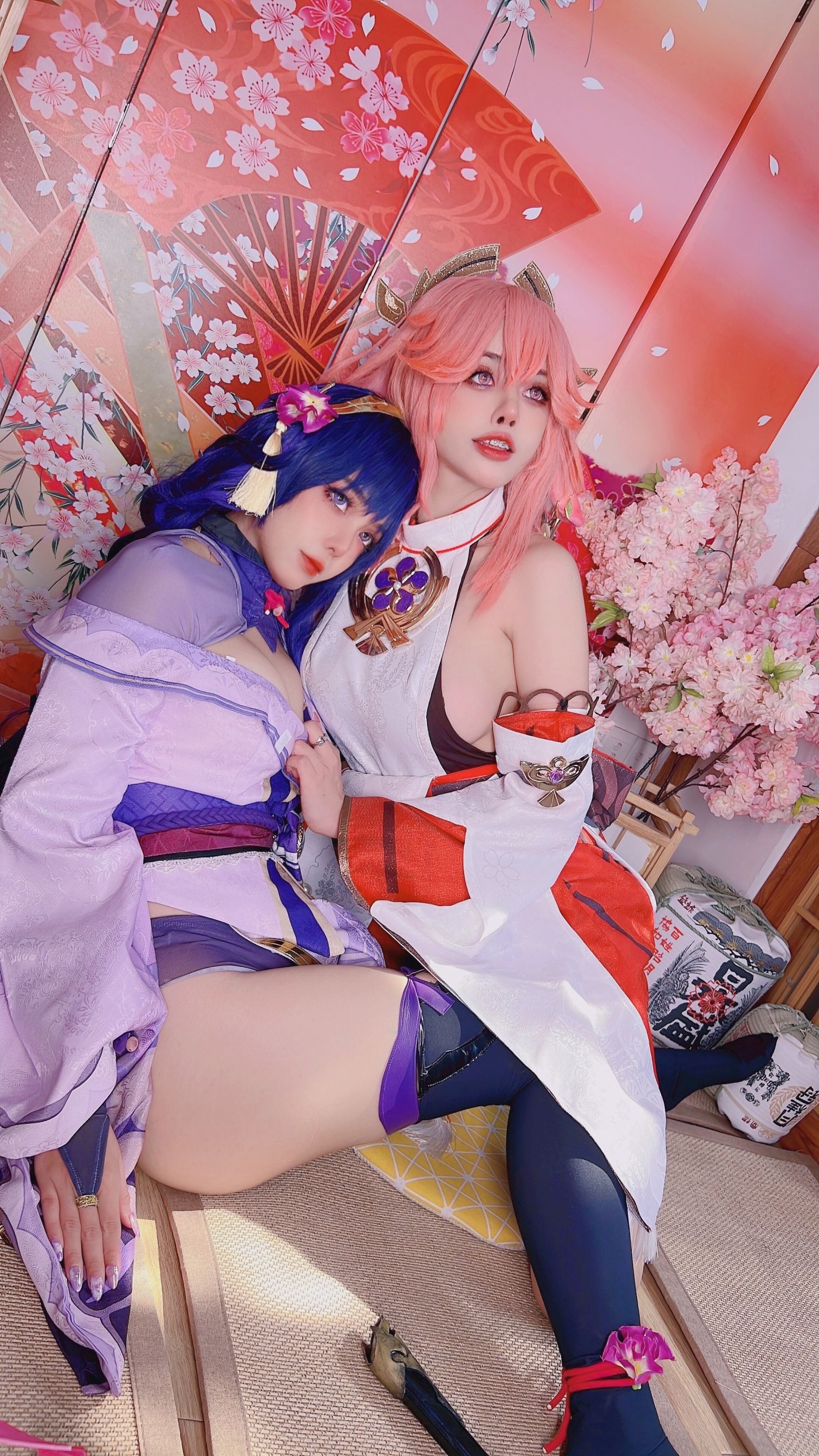 Byoru - Yae Miko x Raiden Shogun [95P-242MB](73)