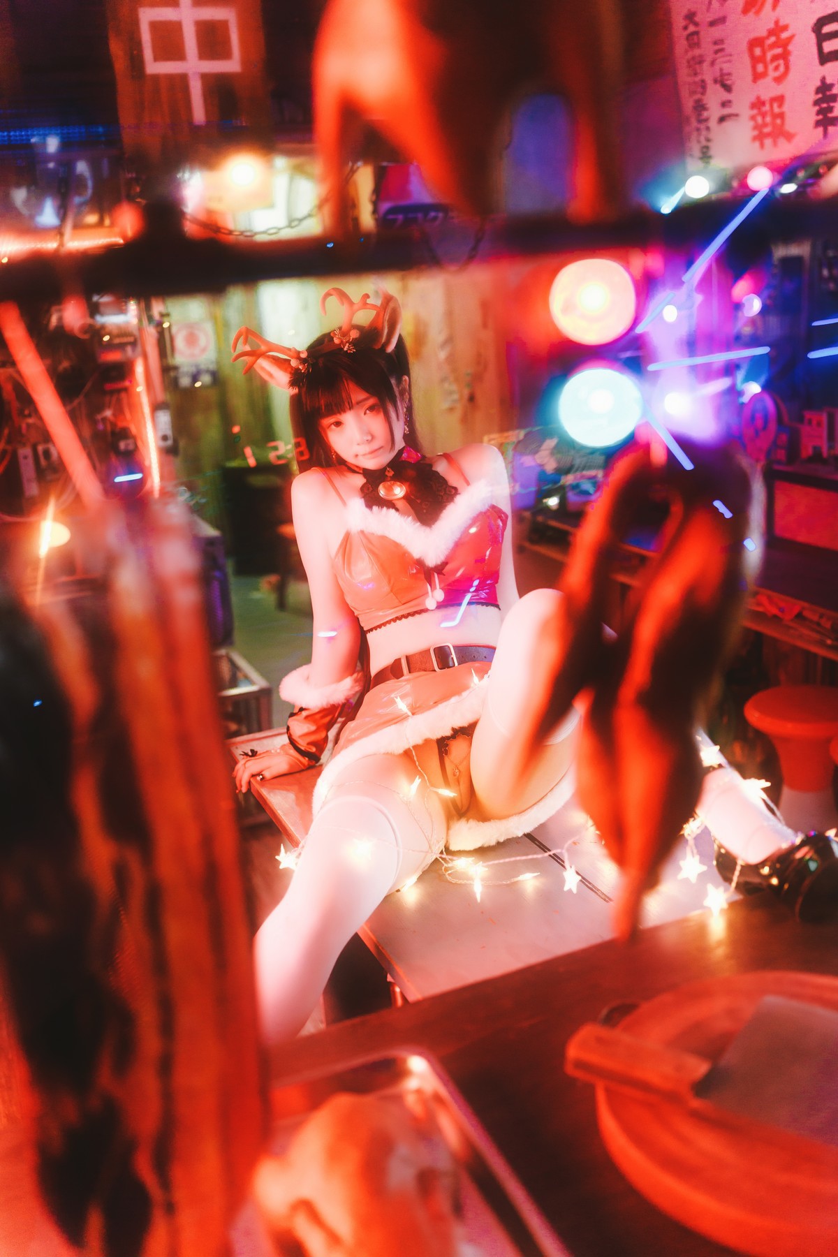 Cosplay 落落Raku Dear Deer ☆(50)