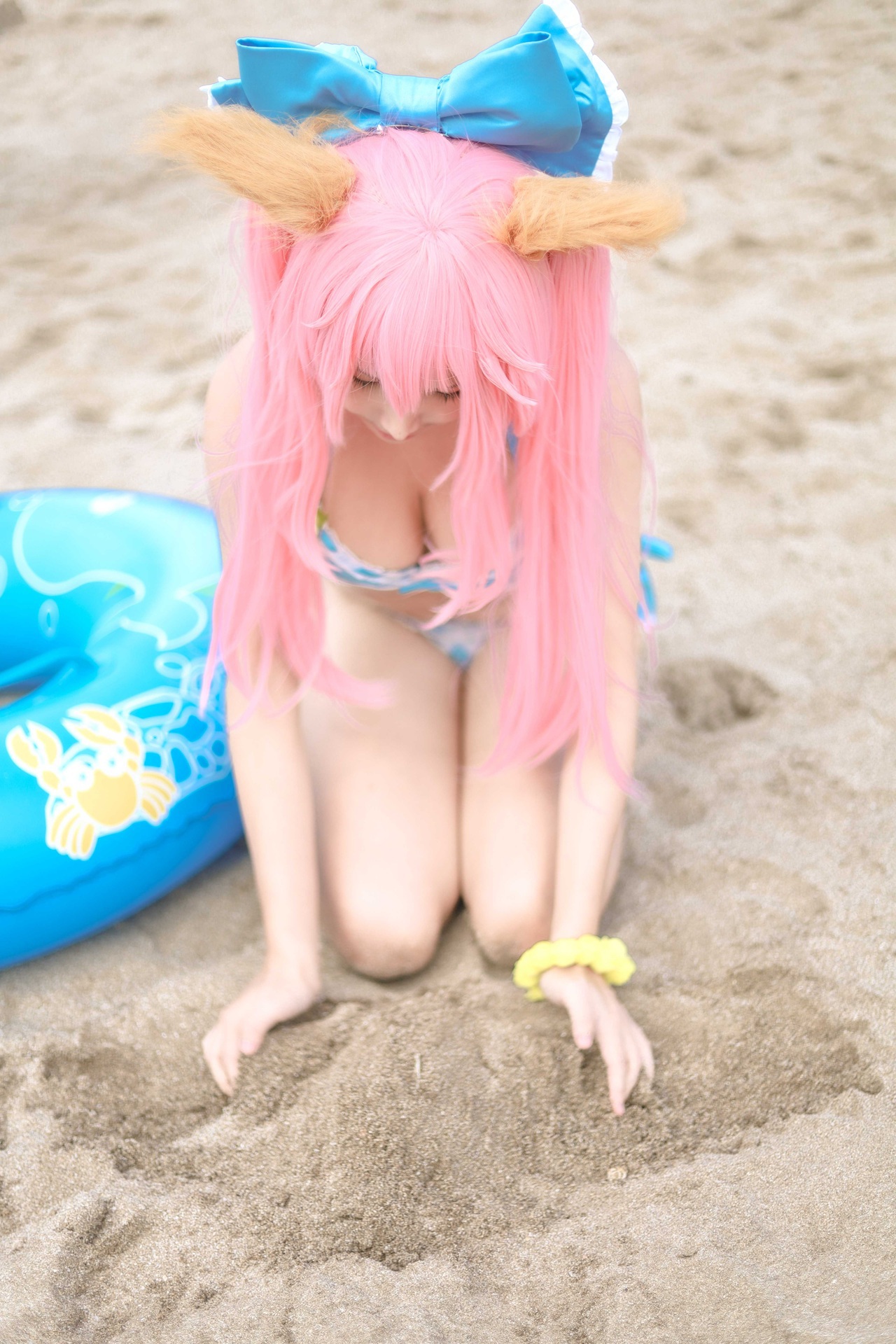 [毛毛喵 momocat] Tamamo no Mae Ver.Swimsuit(10)