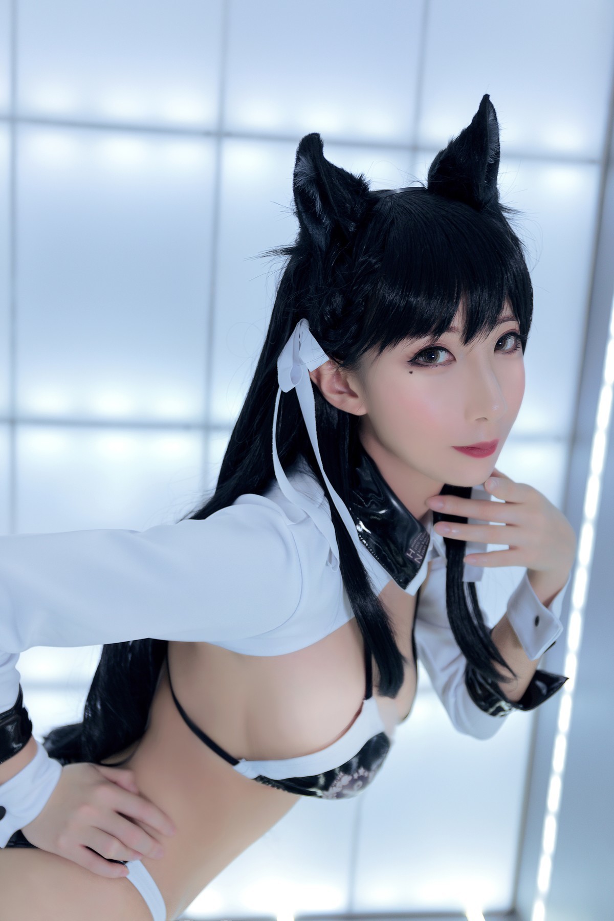 索索 Cosplay 愛宕 Atago Racing Queen Ver.(12)