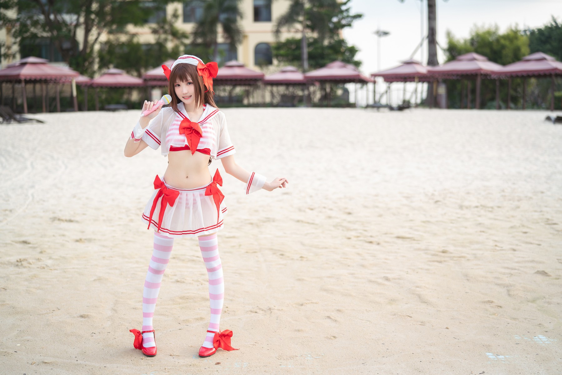 Cosplay 瓜希酱 岛村卯月 泳衣(18)
