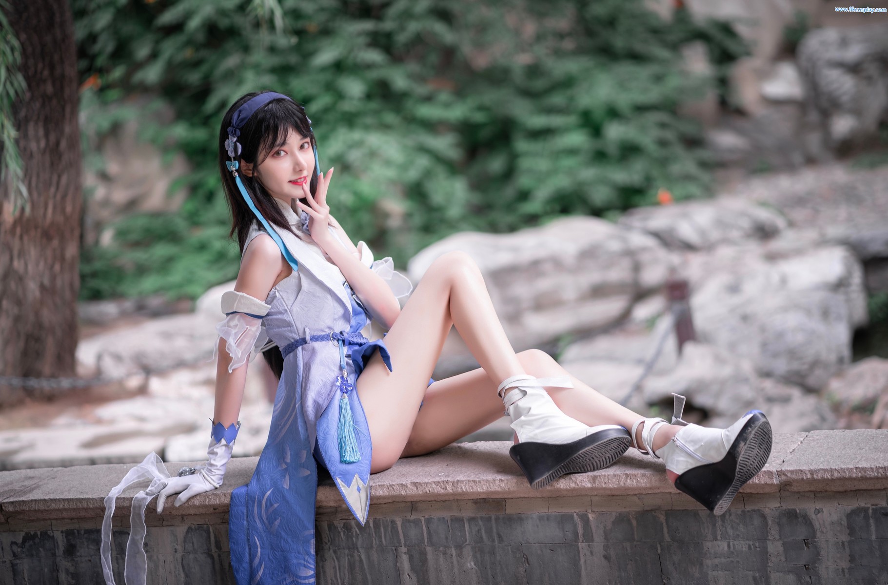 南桃Momoko Cosplay 王者荣耀瑶第四部(15)