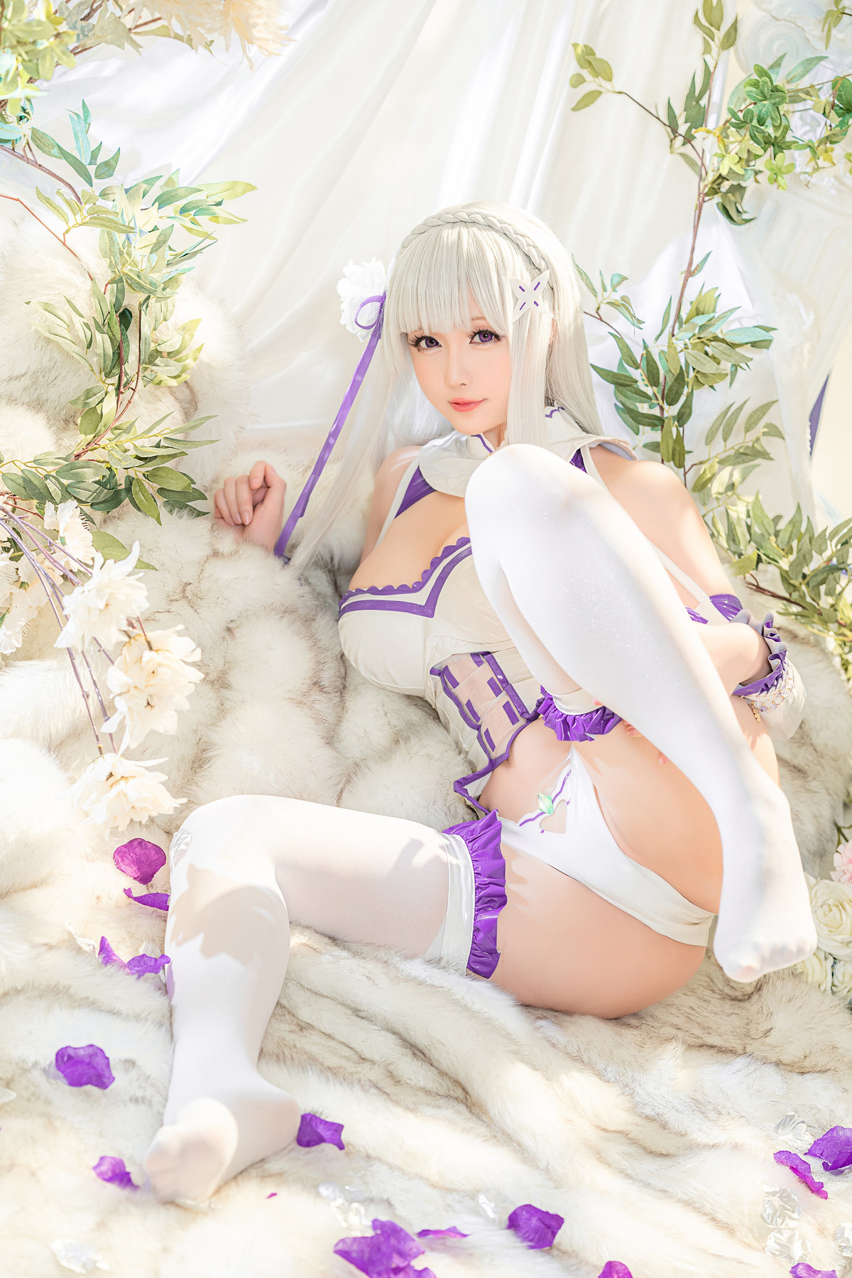 Hoshilily 小姐姐星之迟迟 Cosplay 爱蜜莉雅(67)