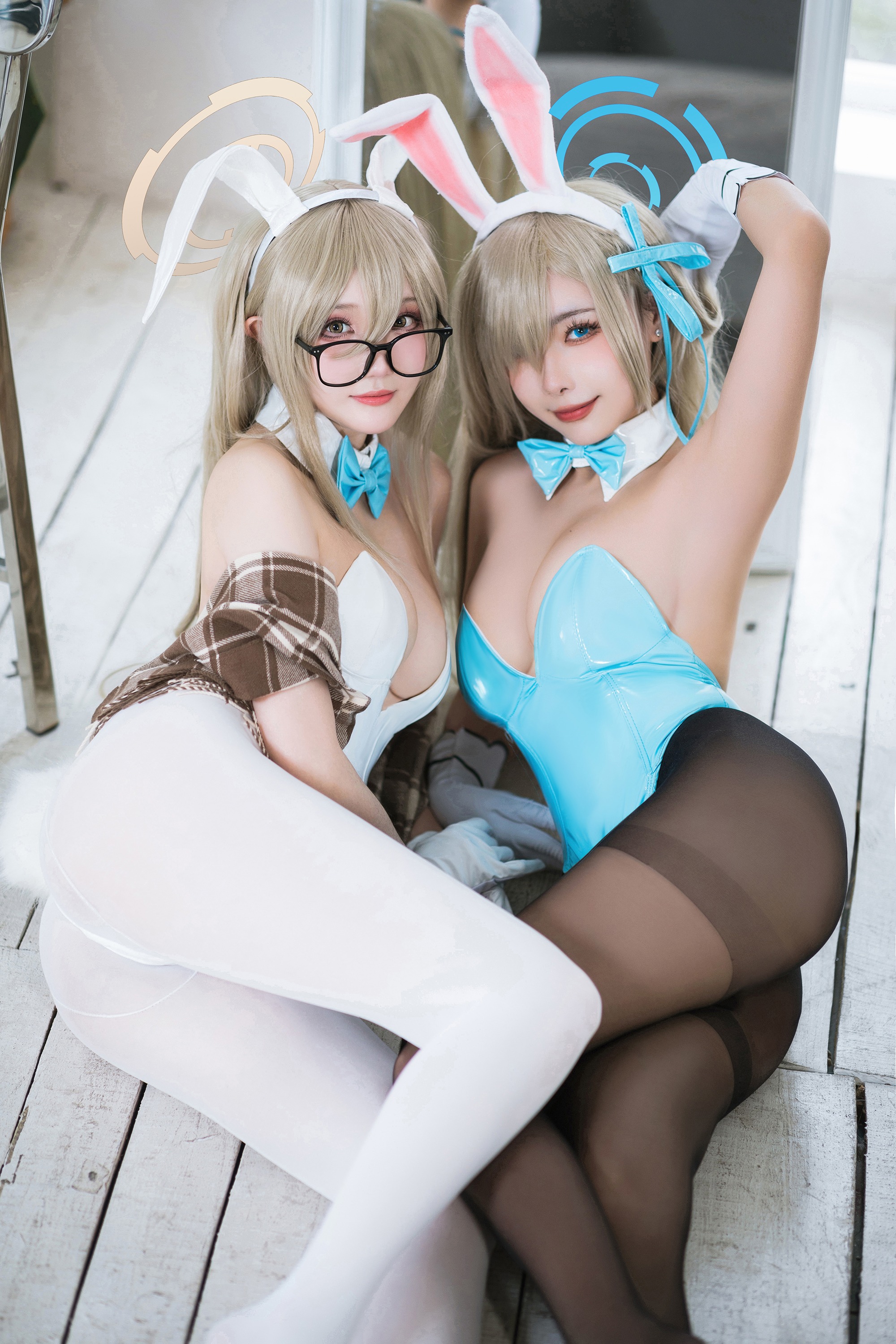 Momoko葵葵&瓜希酱 BA兔兔cos双人本 [93P-272MB](82)