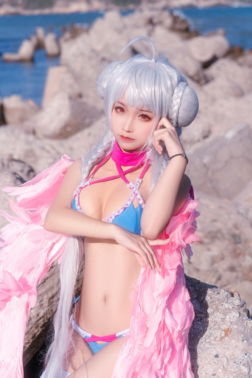 Cosplay [蠢沫沫] 可畏 ( Formidable &#8211; Azur Lane )(23)