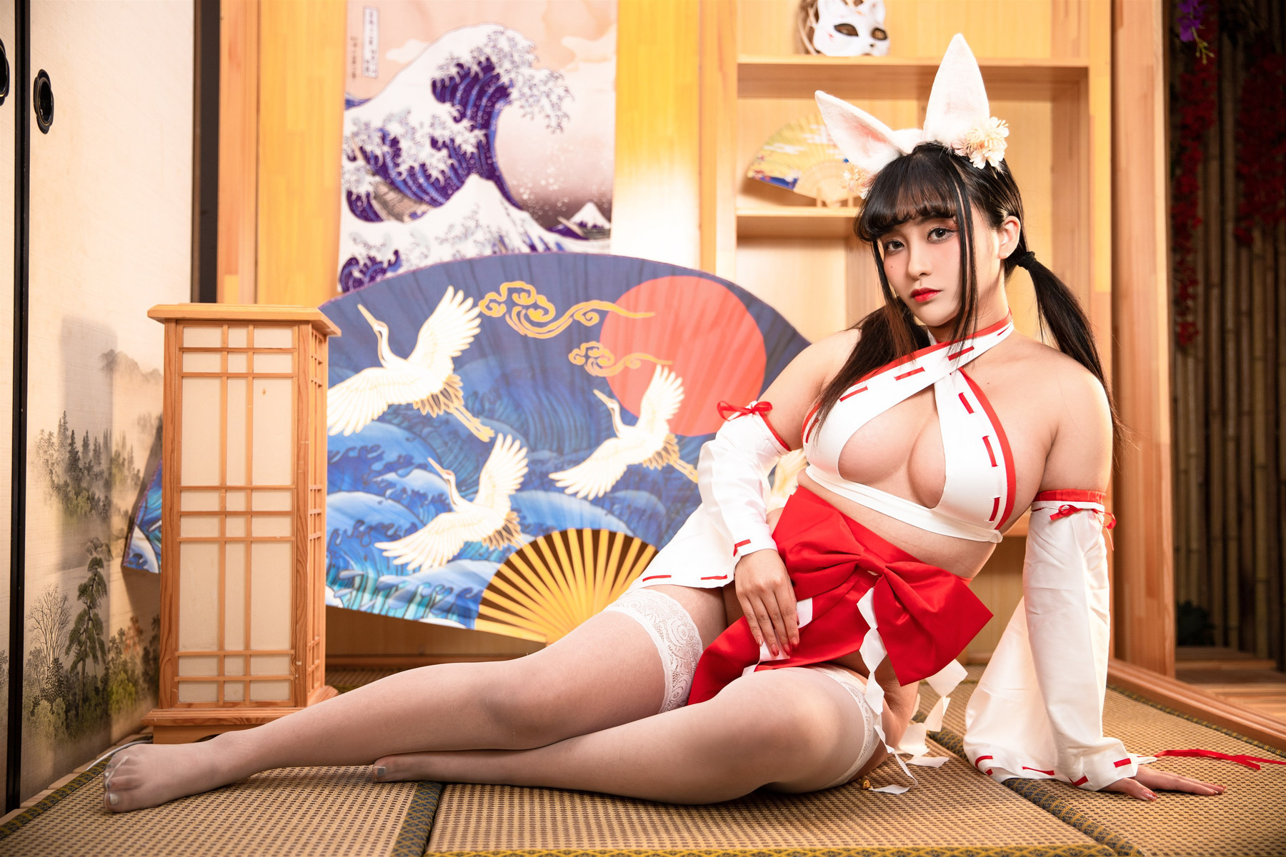 Cosplay 洛璃LoLiSAMA 巫女2.0(3)