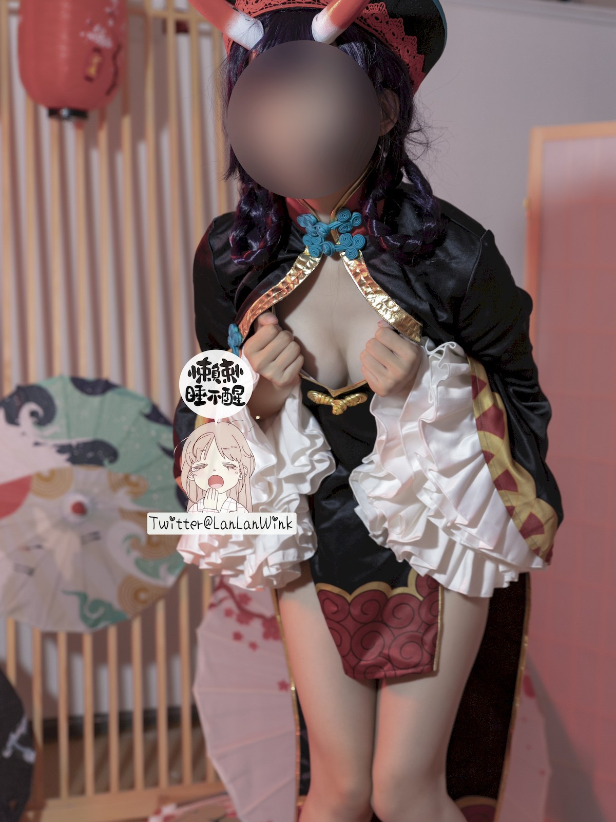 懒懒睡不醒 Cosplay 酒吞童子(23)