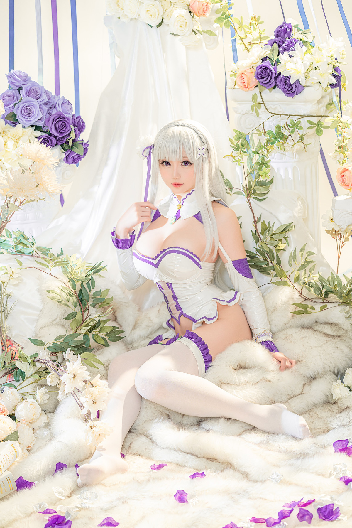 Hoshilily 小姐姐星之迟迟 Cosplay 爱蜜莉雅(61)
