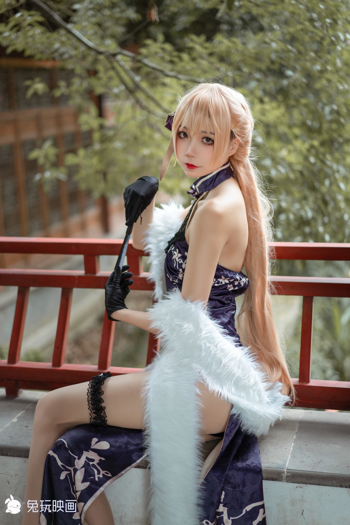 Cosplay 兔玩映画 紫雨心(24)