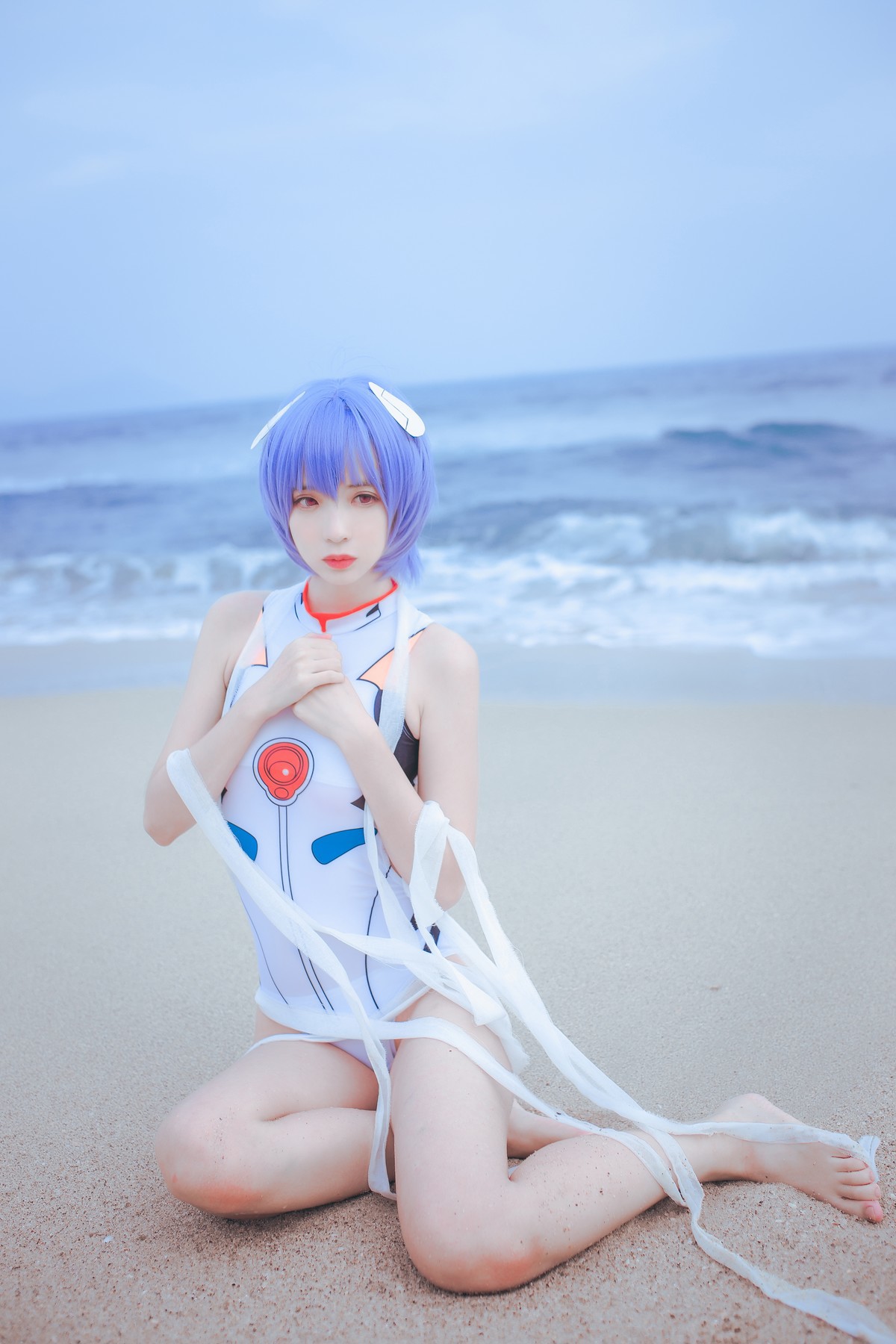 Cosplay 疯猫ss 绫波丽(24)