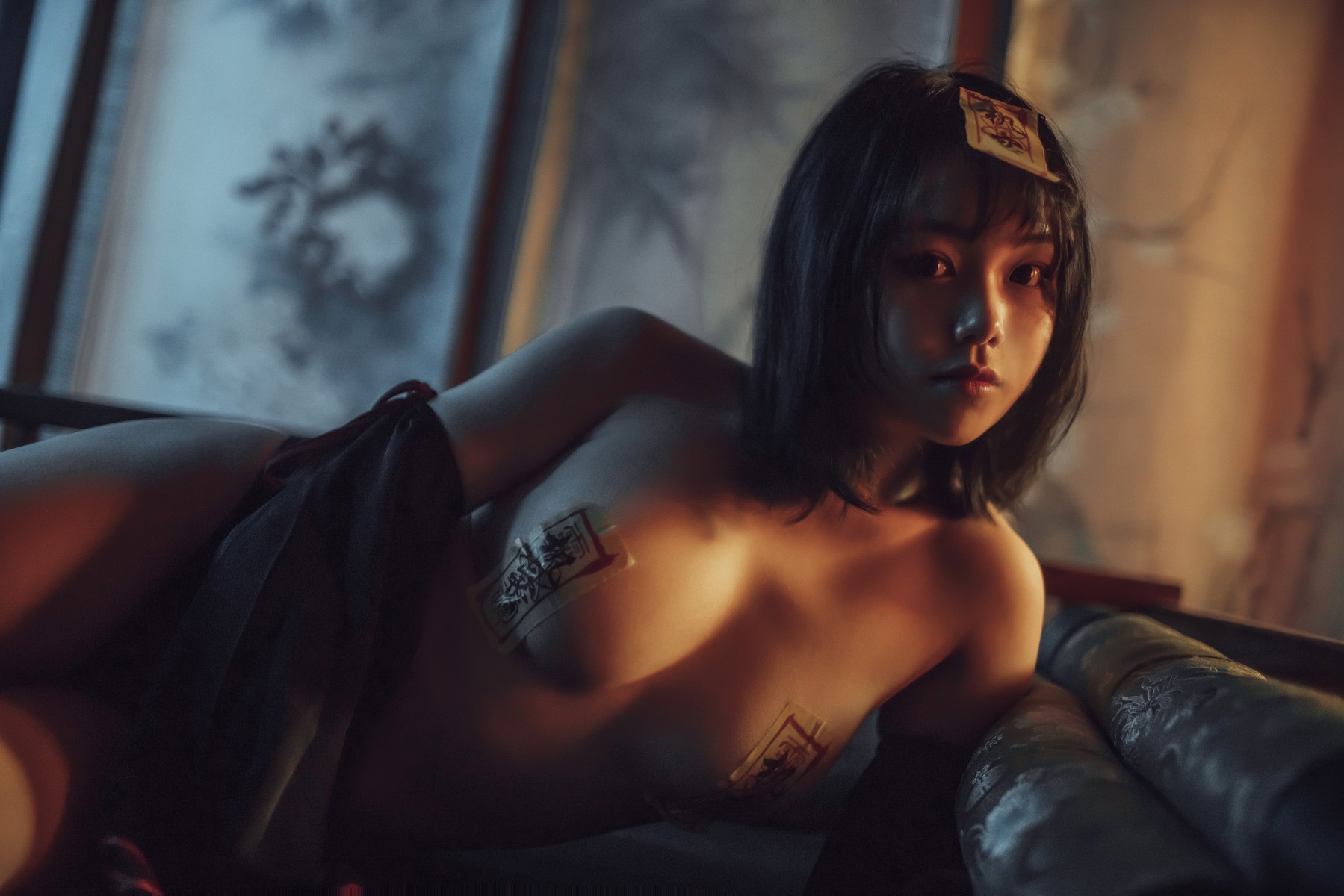 Cosplay 七月喵子 小僵尸 Little Zombie(22)
