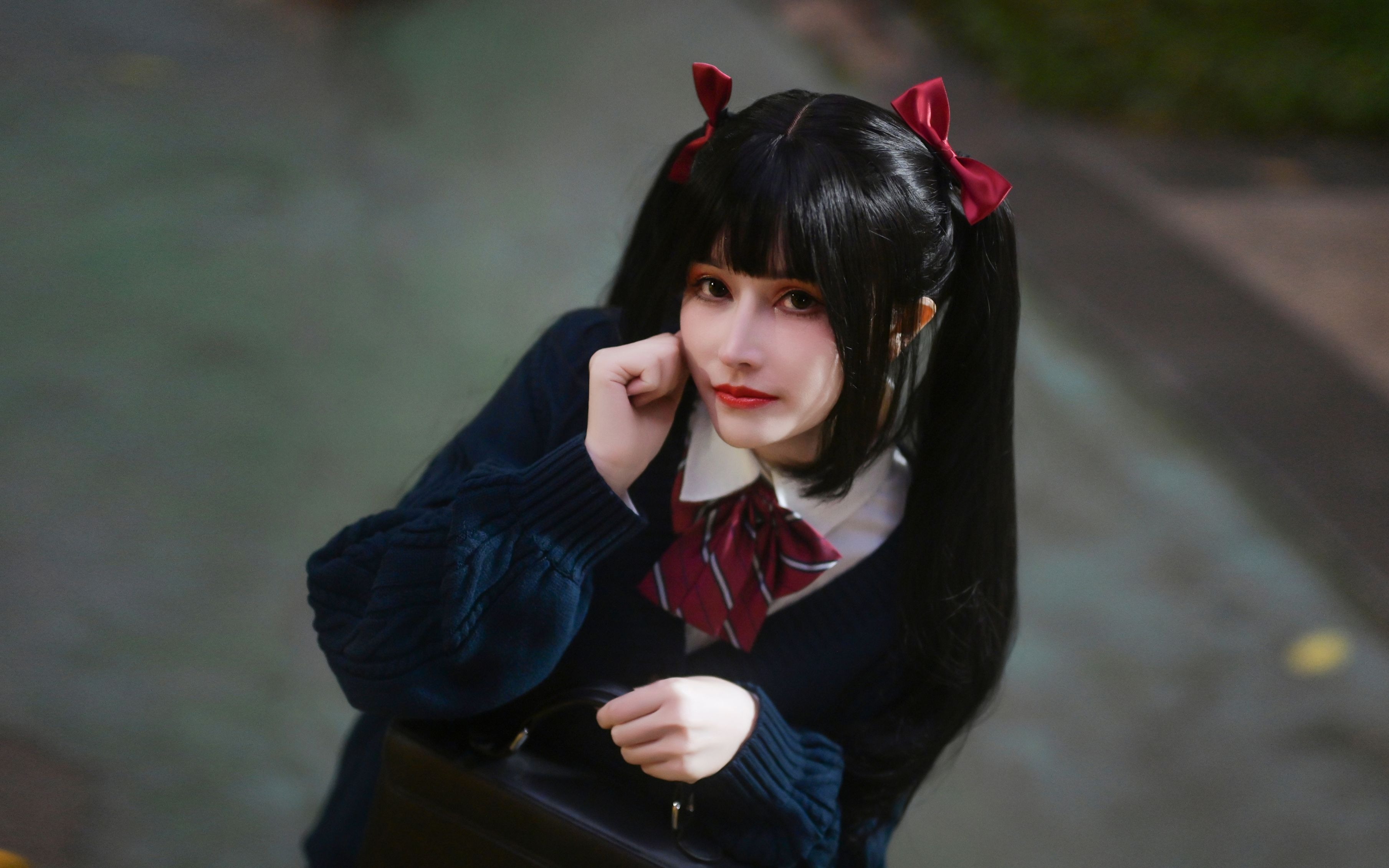 鹿八岁 少女的悸动XJK双马尾(29)