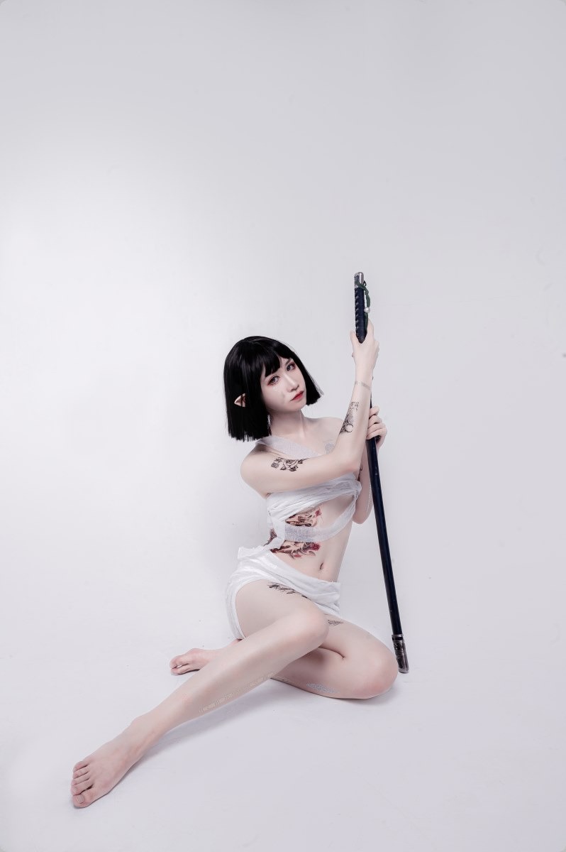 [Cos]阮邑Fairy - 绑带和武士[41P](33)